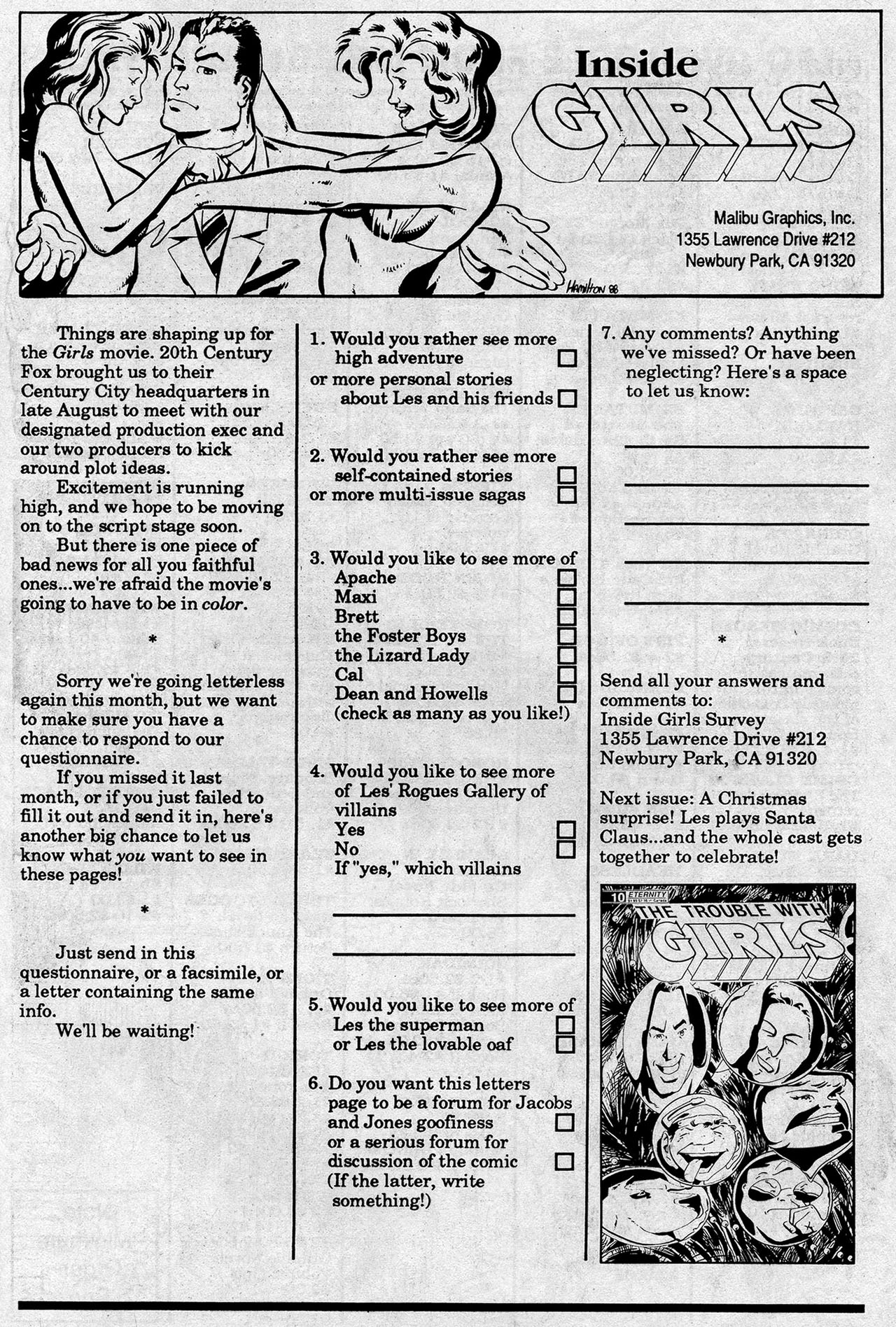 Read online The Trouble With Girls (1989) comic -  Issue #9 - 27