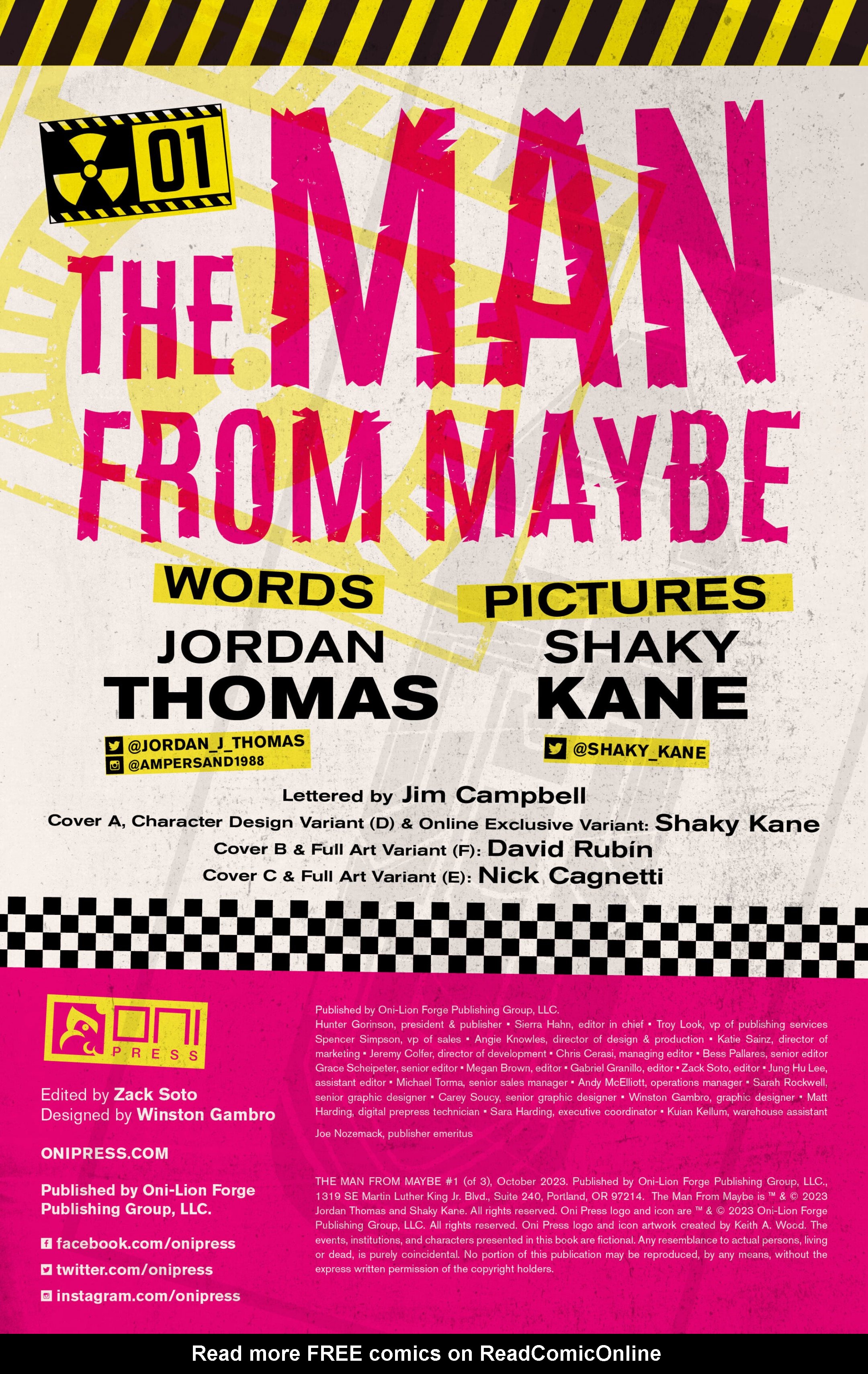 Read online The Man from Maybe comic -  Issue #1 - 46