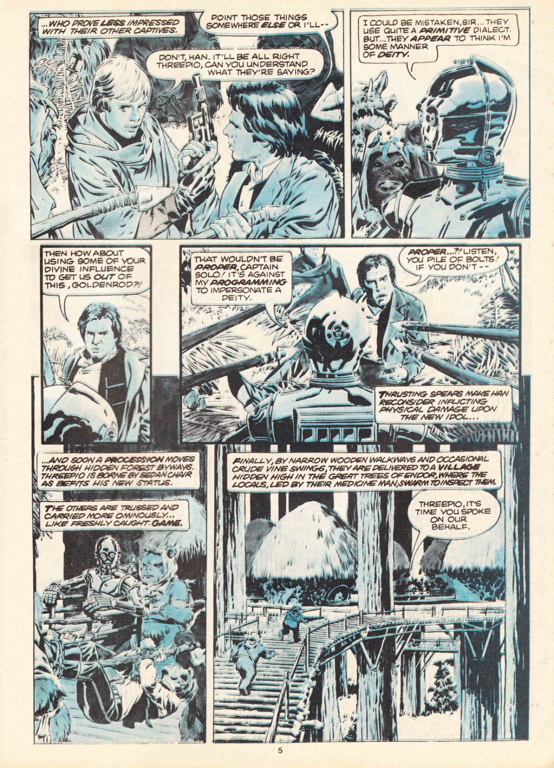Read online Return of the Jedi comic -  Issue #6 - 5