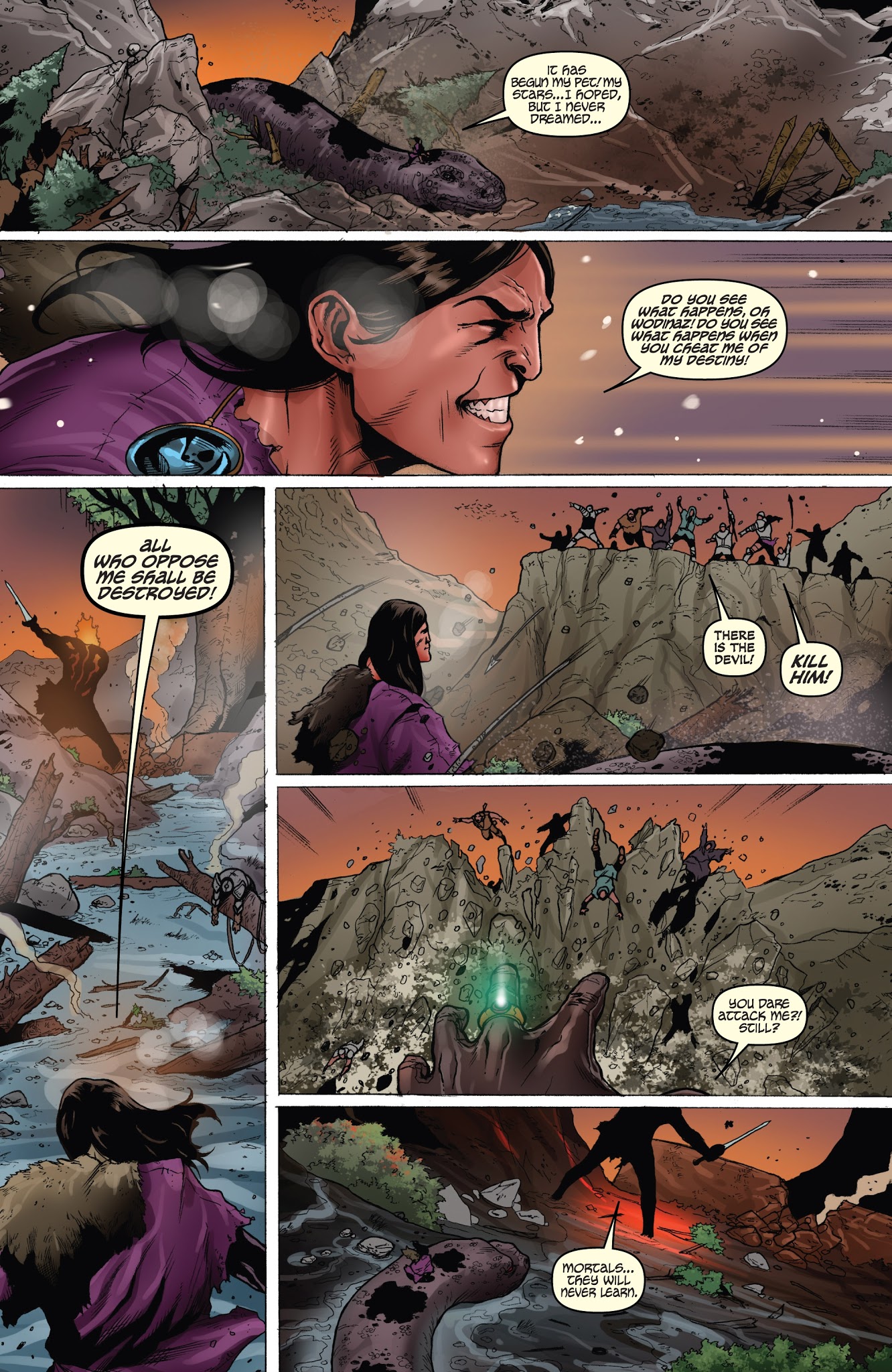 Read online Red Sonja: Revenge of the Gods comic -  Issue #5 - 9