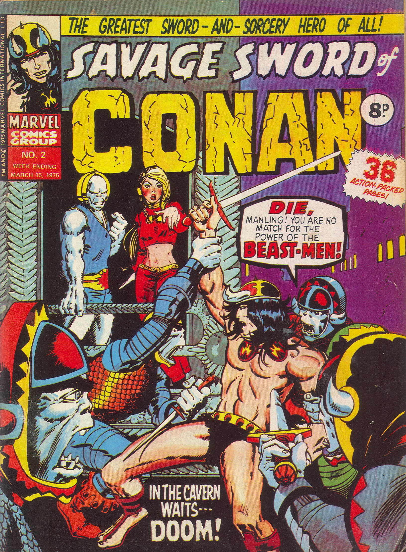 Read online The Savage Sword of Conan (1975) comic -  Issue #2 - 1