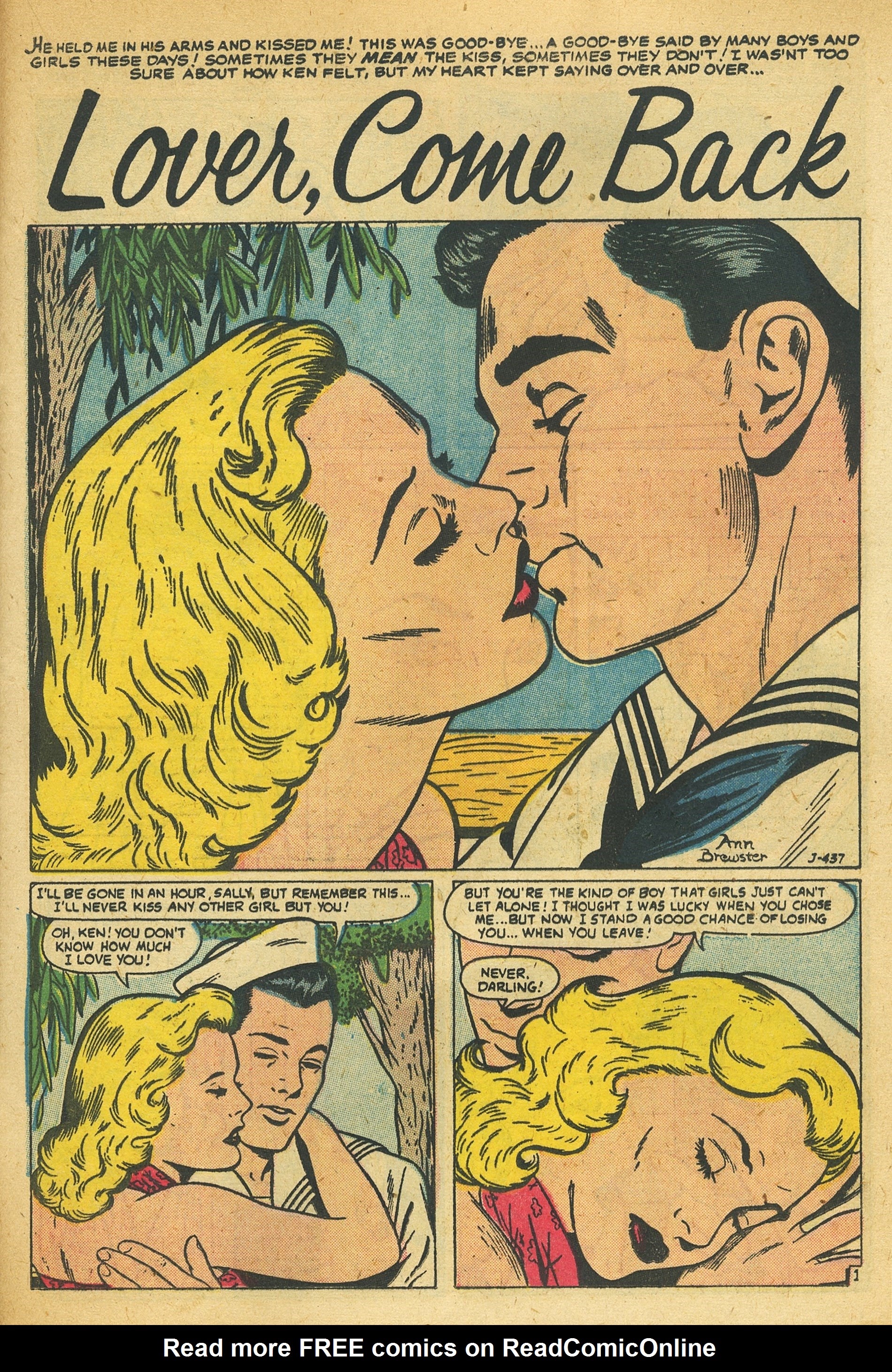 Read online Love Romances comic -  Issue #58 - 21