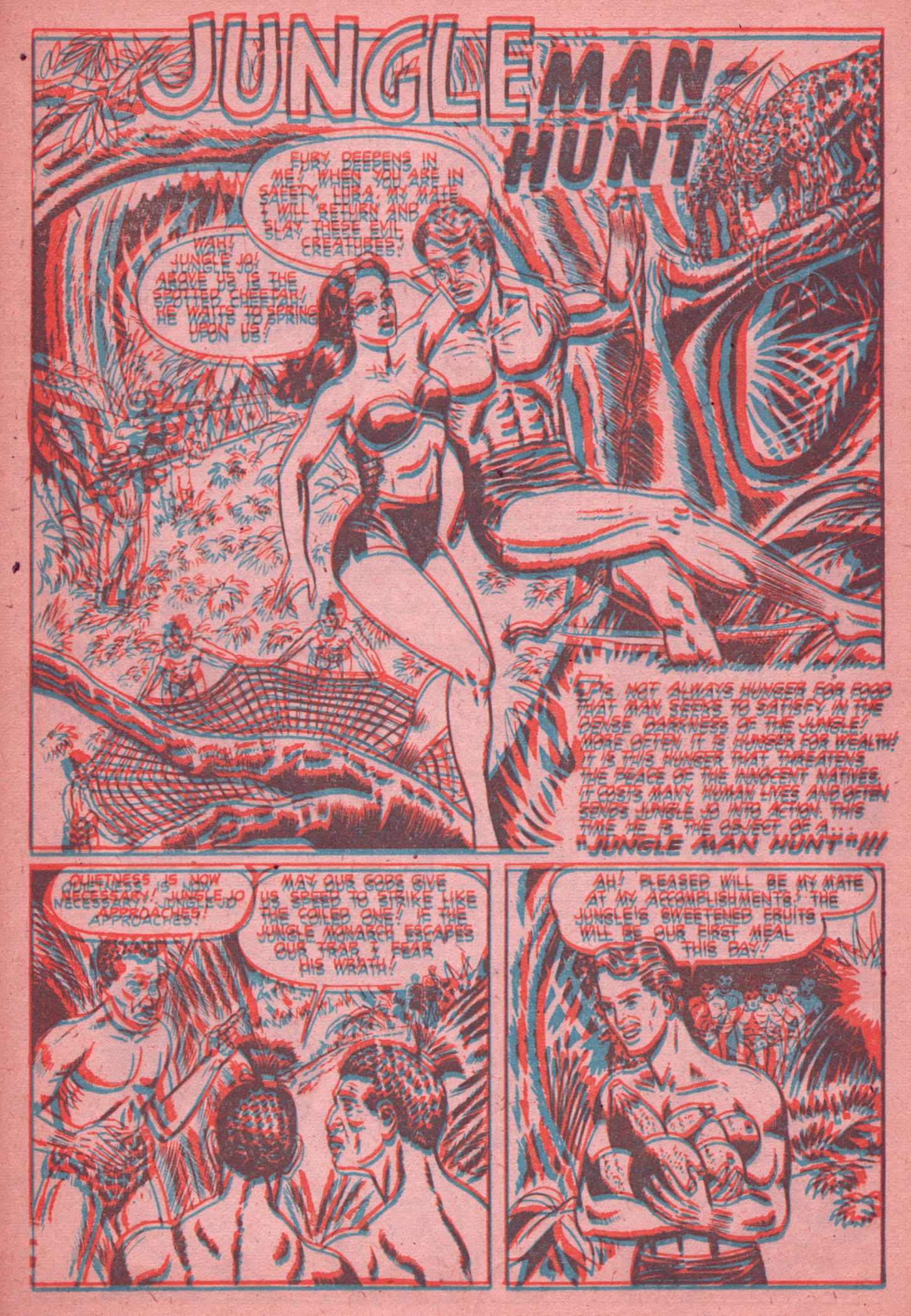 Read online Jungle Thrills 3-D comic -  Issue # Full - 12