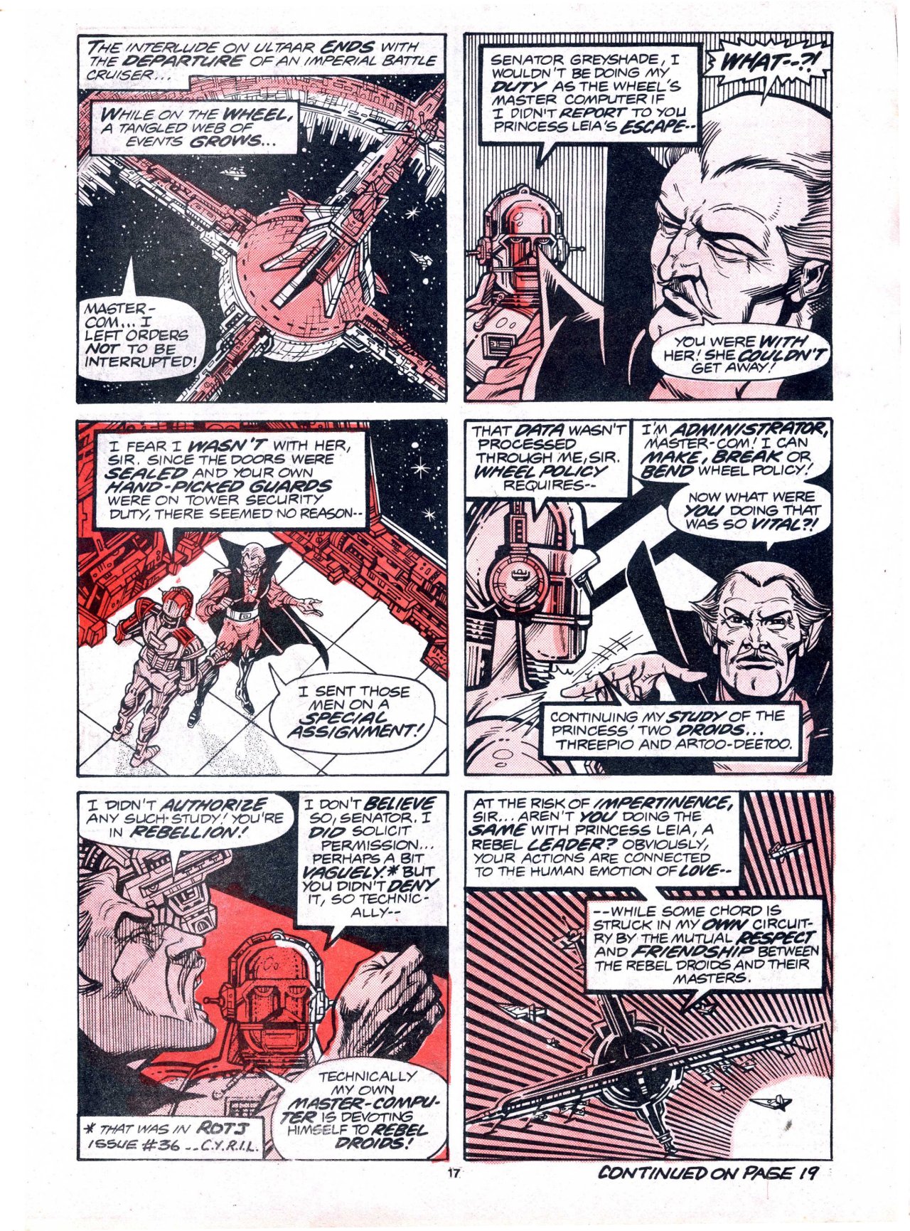 Read online Return of the Jedi comic -  Issue #40 - 17