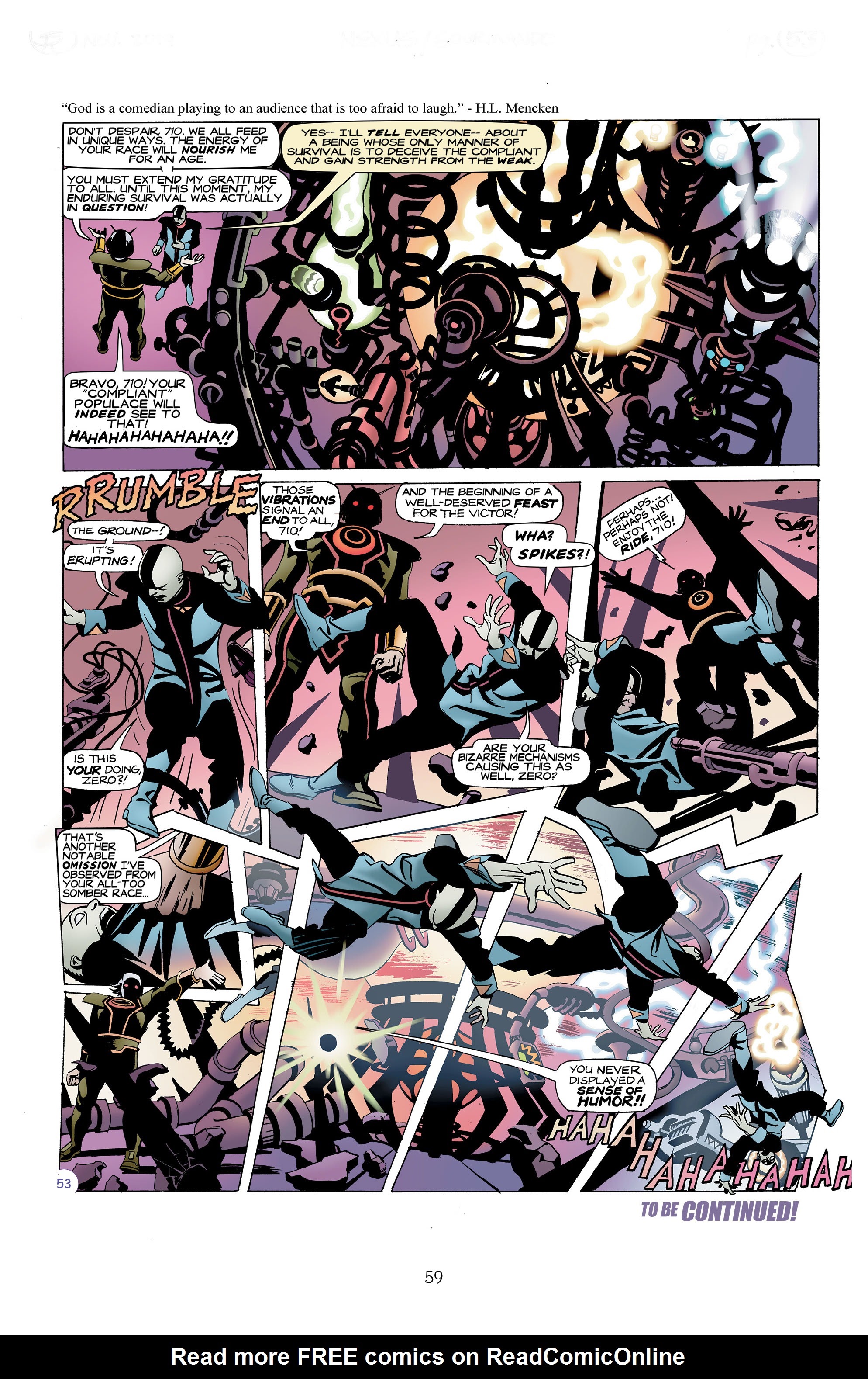 Read online Nexus Newspaper Strips: The Coming of Gourmando comic -  Issue # TPB (Part 1) - 58