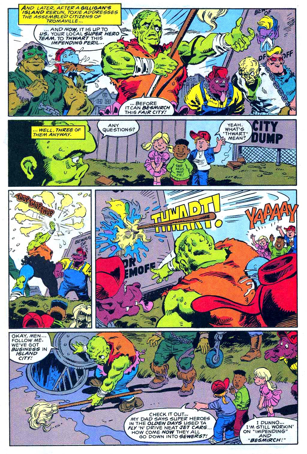Read online Toxic Crusaders comic -  Issue #2 - 7