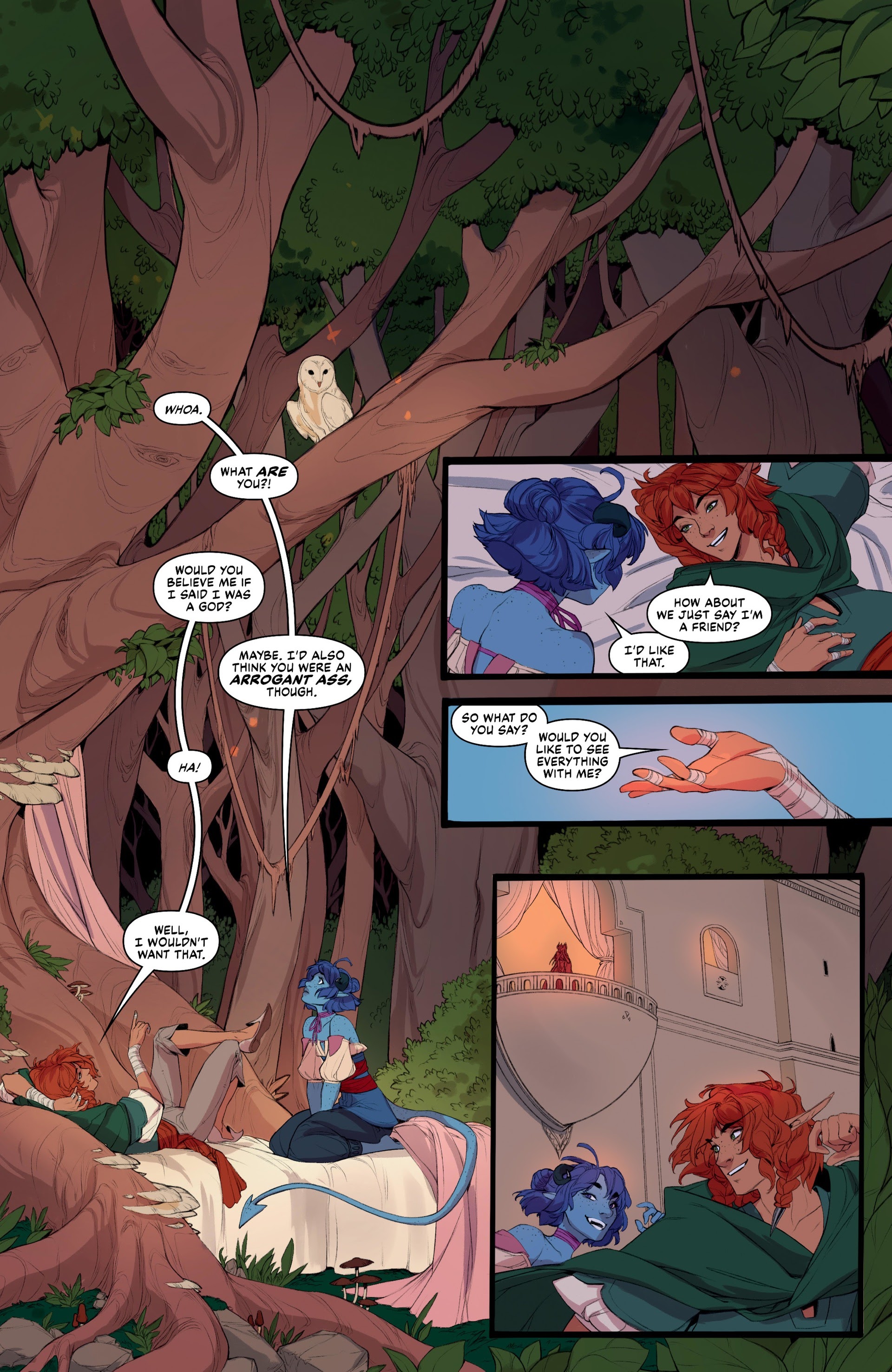 Read online Critical Role: The Mighty Nein Origins–Jester Lavorre comic -  Issue # Full - 22