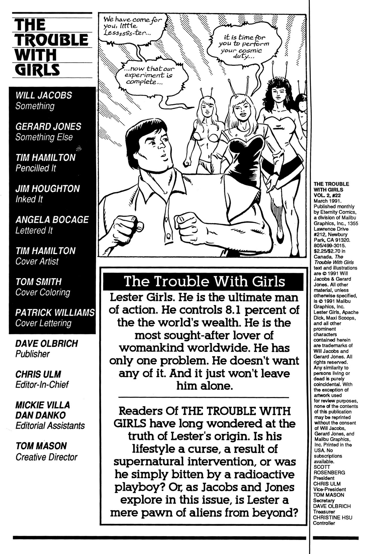 Read online The Trouble With Girls (1989) comic -  Issue #22 - 2