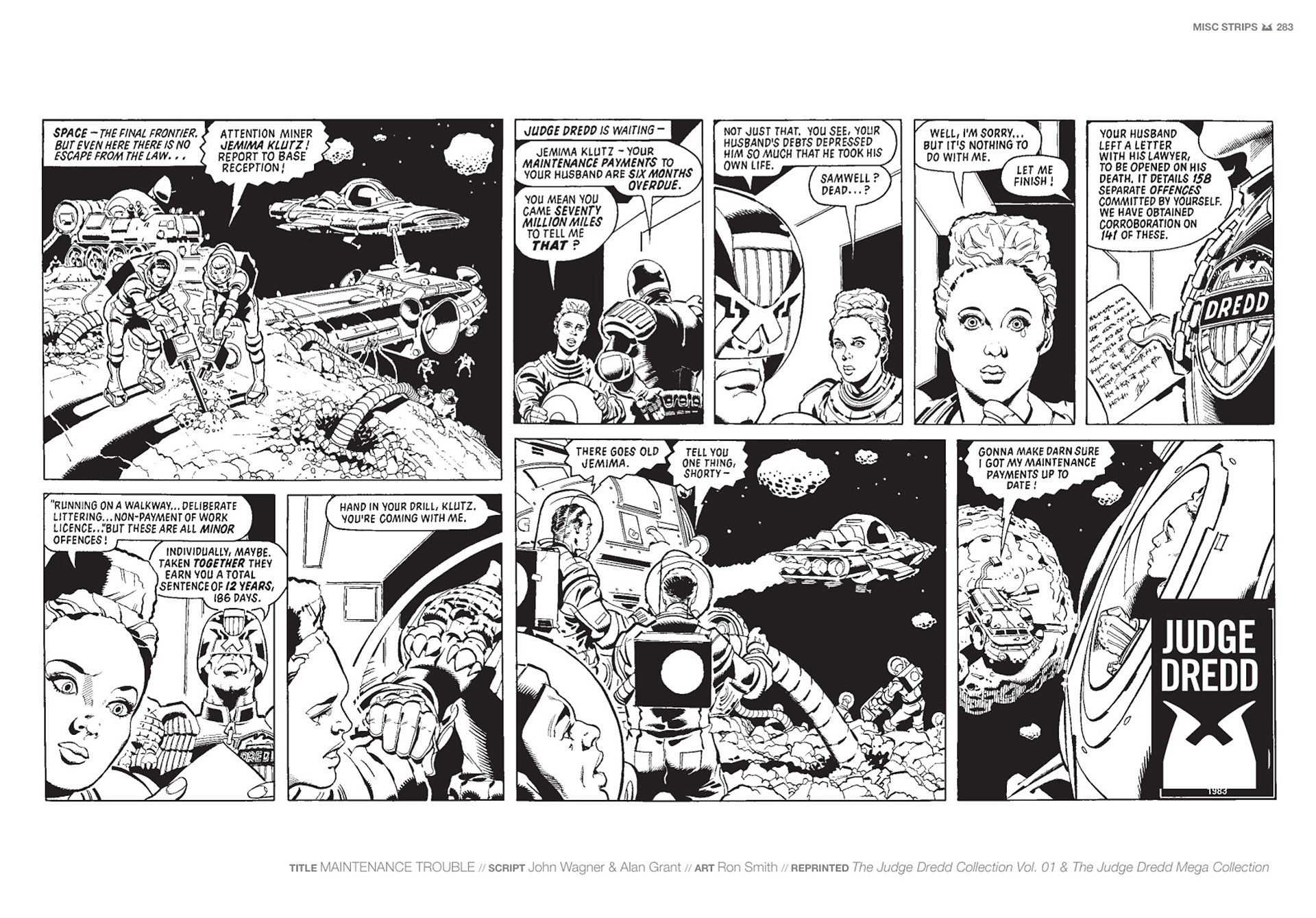 Read online Judge Dredd: The Daily Dredds comic -  Issue # TPB 1 - 286
