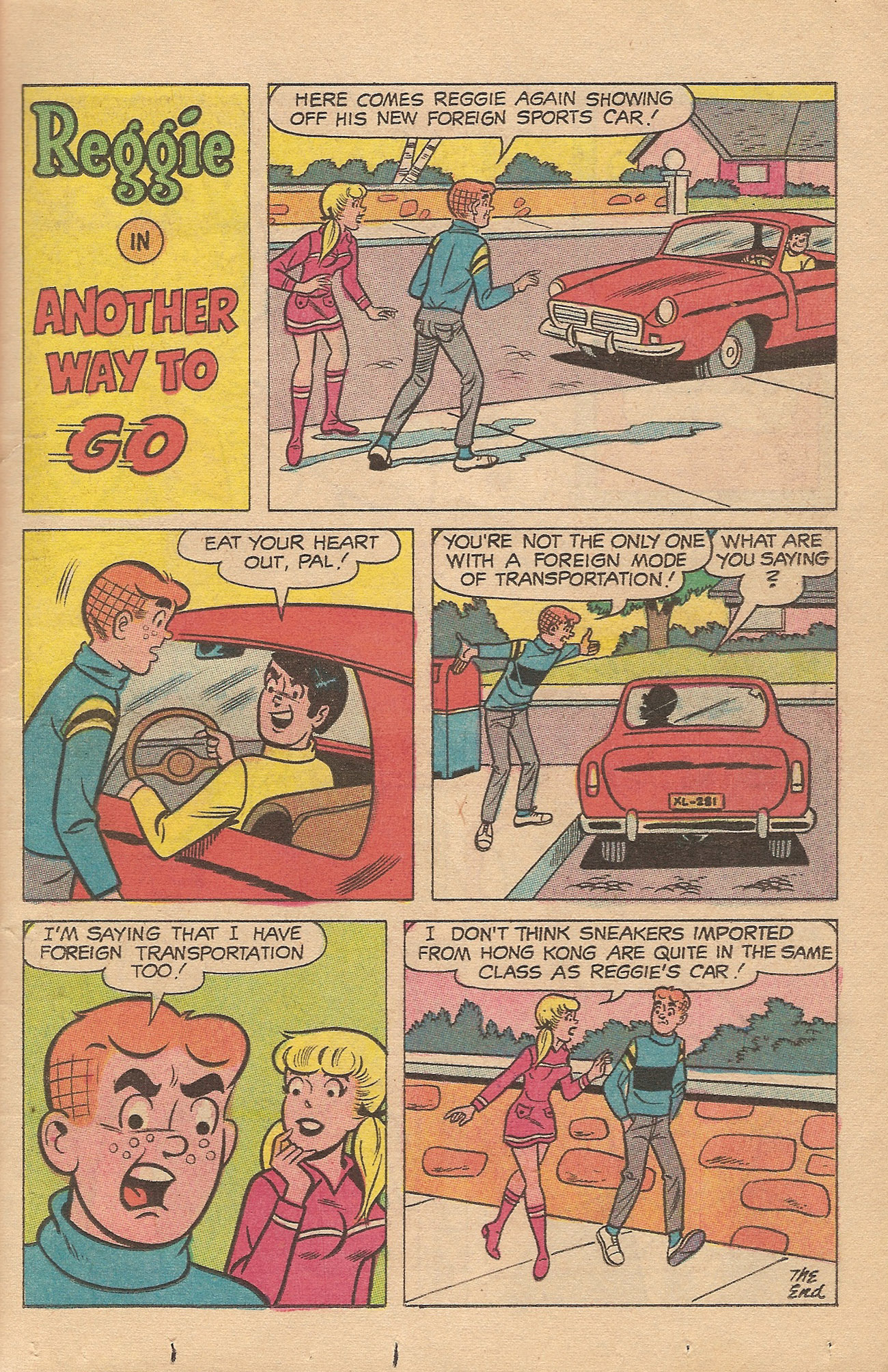 Read online Reggie's Wise Guy Jokes comic -  Issue #5 - 13
