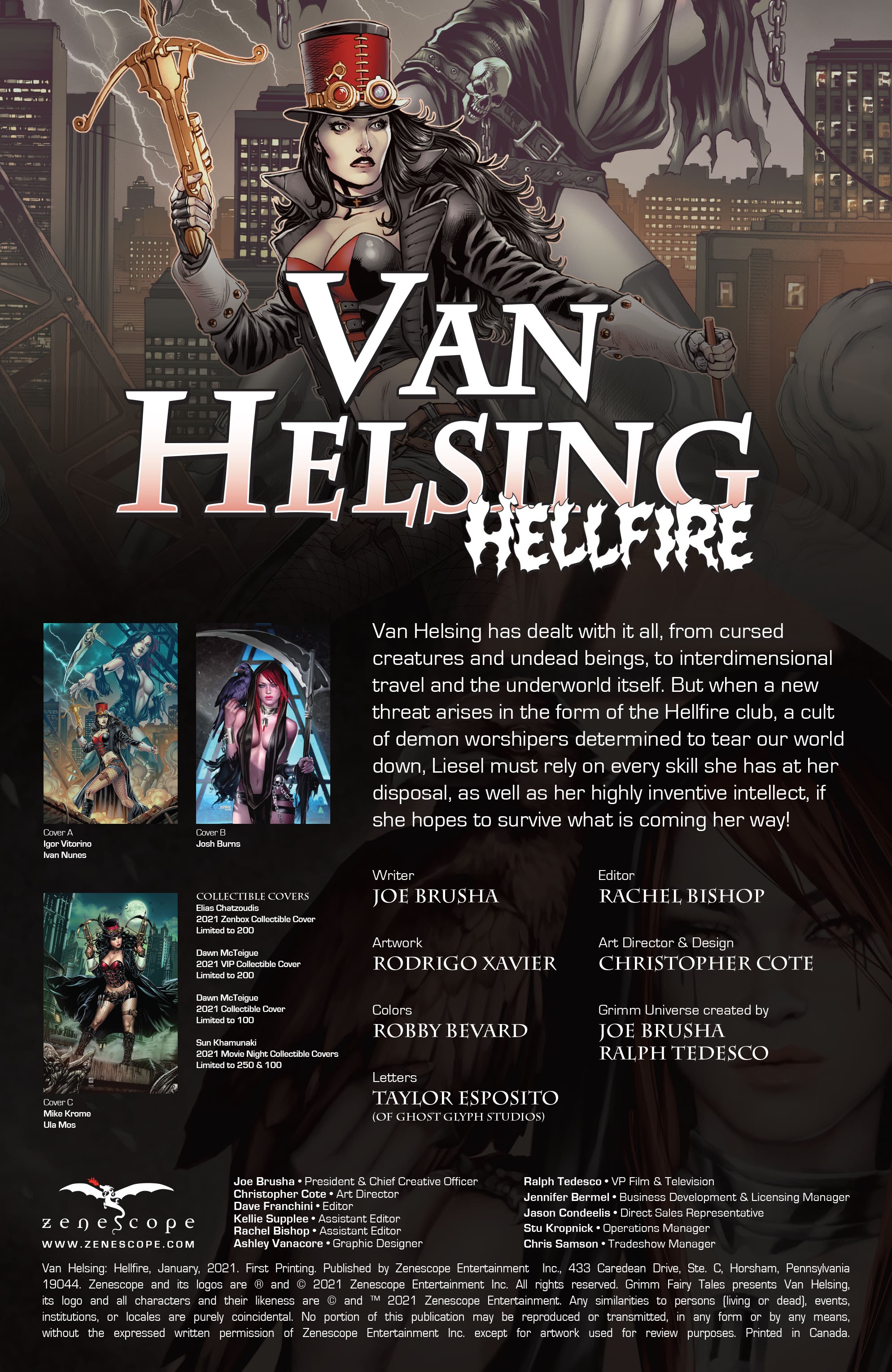 Read online Van Helsing: Hellfire comic -  Issue # Full - 2