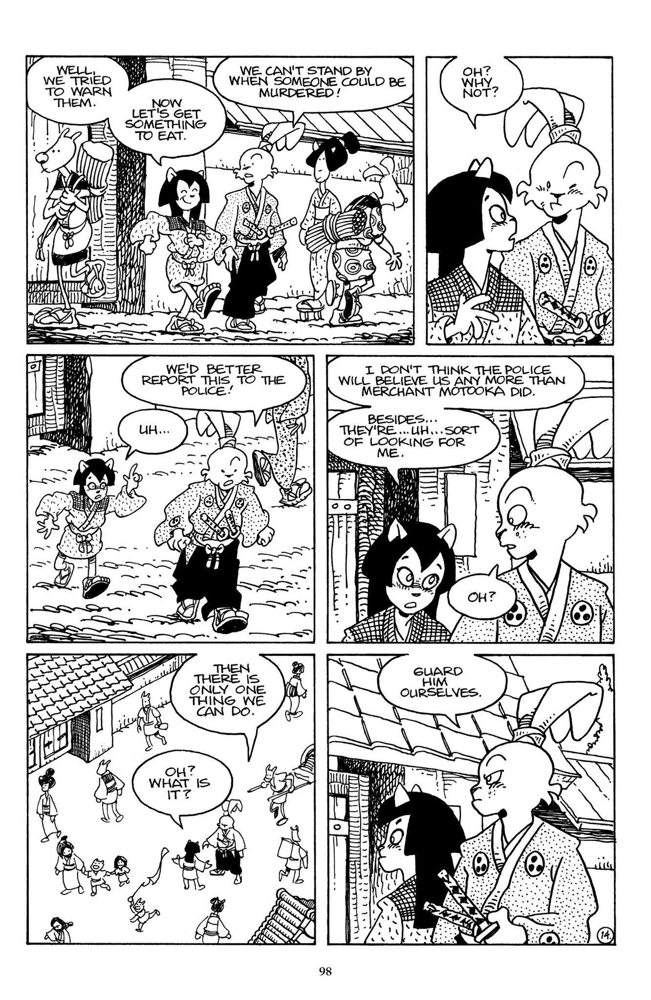 Read online The Usagi Yojimbo Saga comic -  Issue # TPB 7 - 95