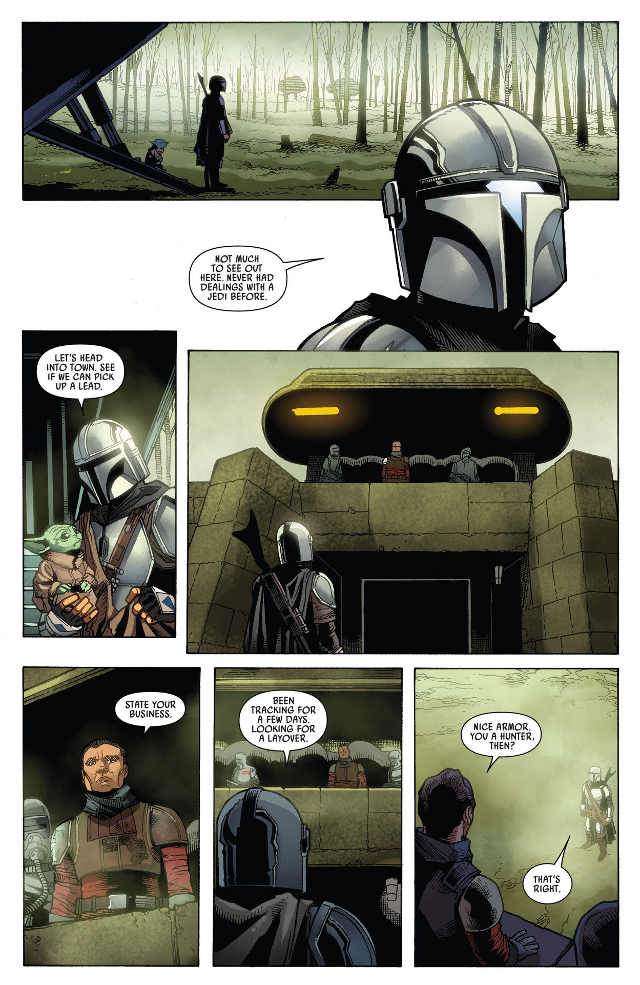 Read online Star Wars: The Mandalorian Season 2 comic -  Issue #5 - 9