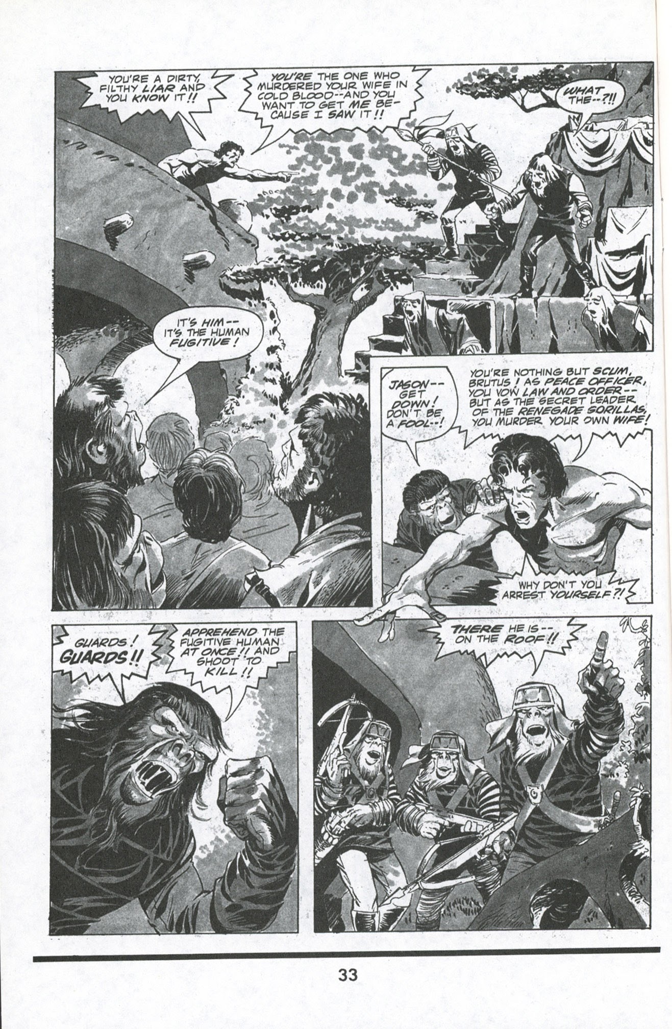 Read online Terror on the Planet of the Apes comic -  Issue #2 - 10