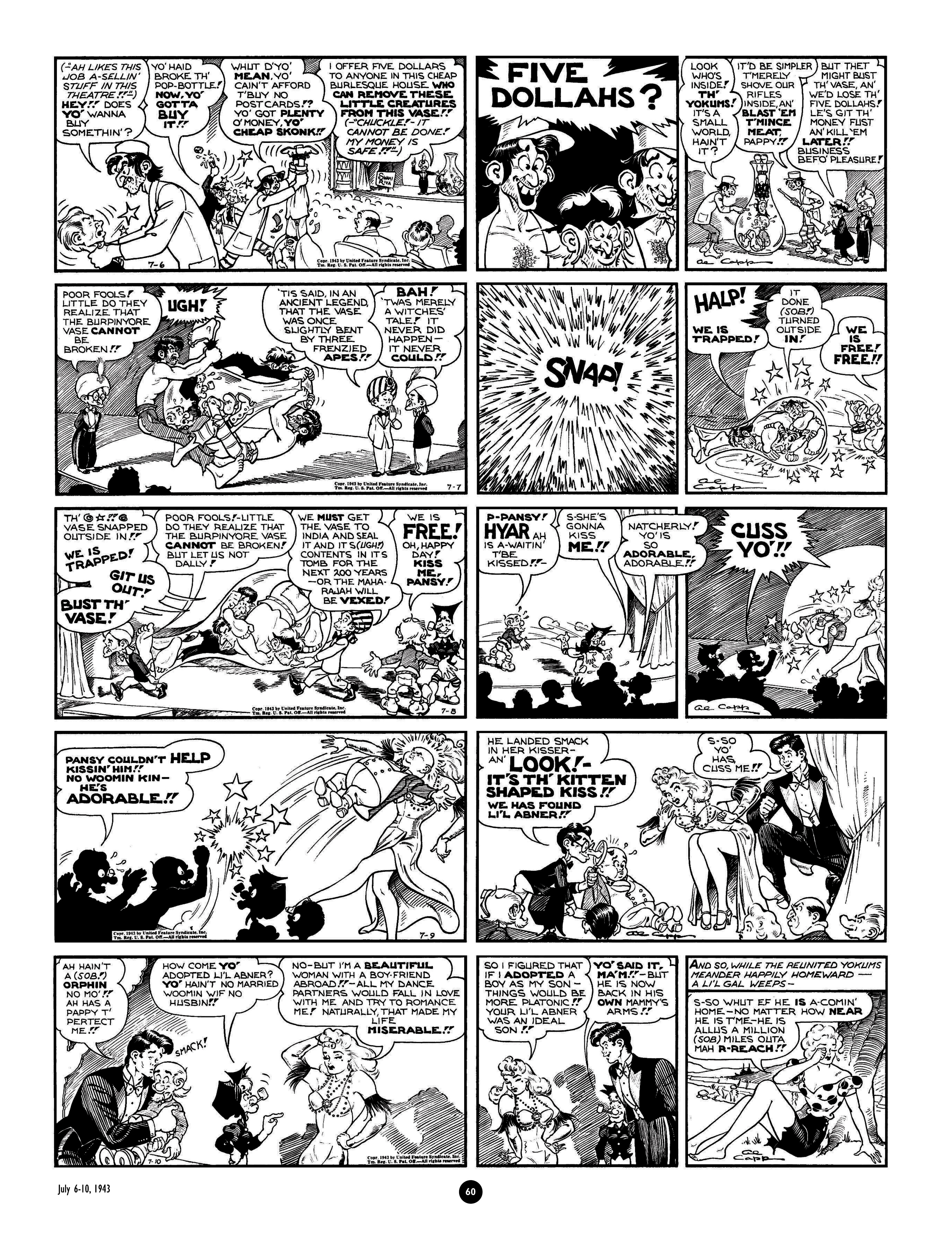 Read online Al Capp's Li'l Abner Complete Daily & Color Sunday Comics comic -  Issue # TPB 5 (Part 1) - 61