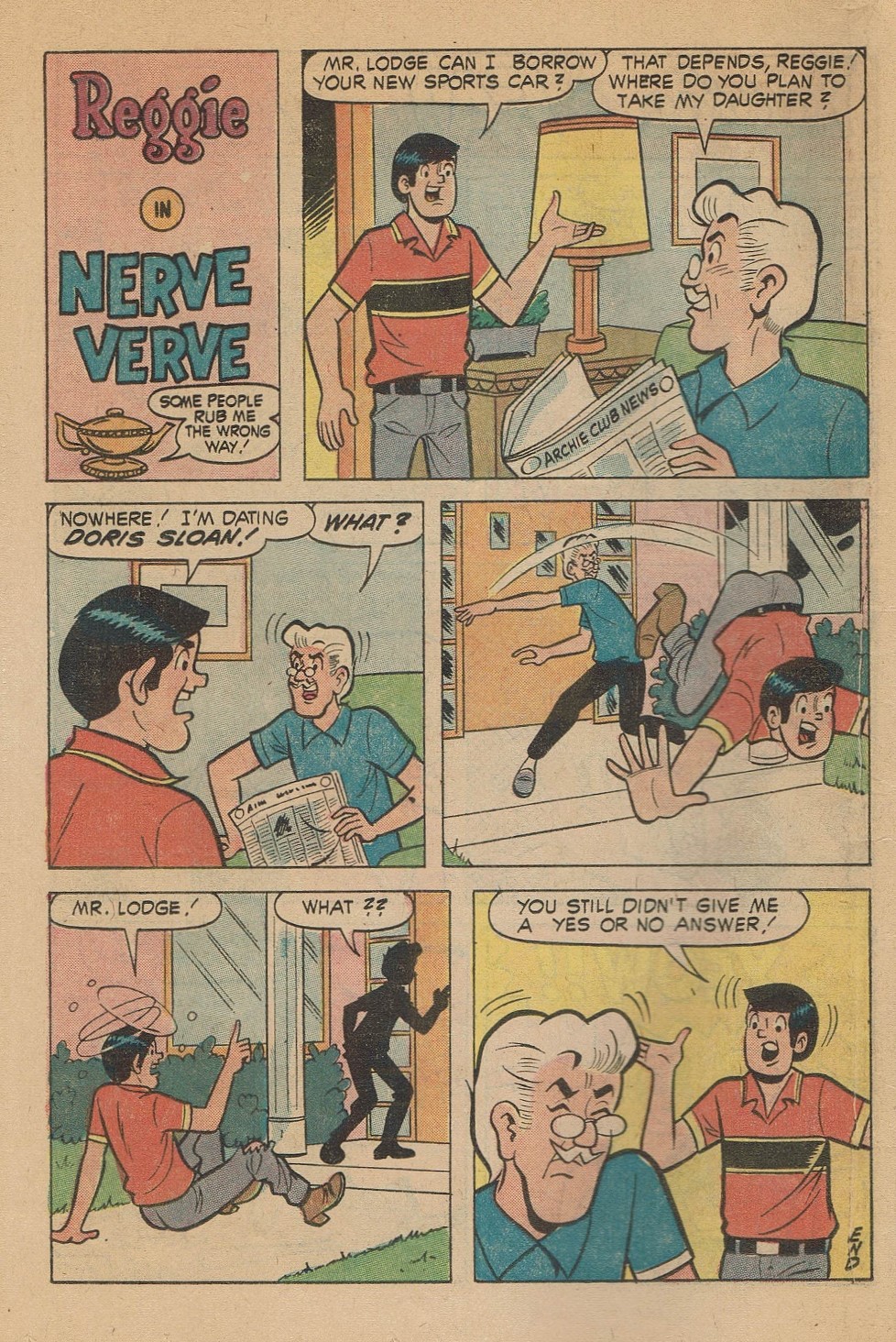Read online Reggie's Wise Guy Jokes comic -  Issue #23 - 14
