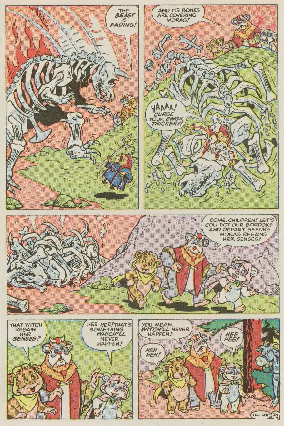 Read online Ewoks (1987) comic -  Issue #8 - 23