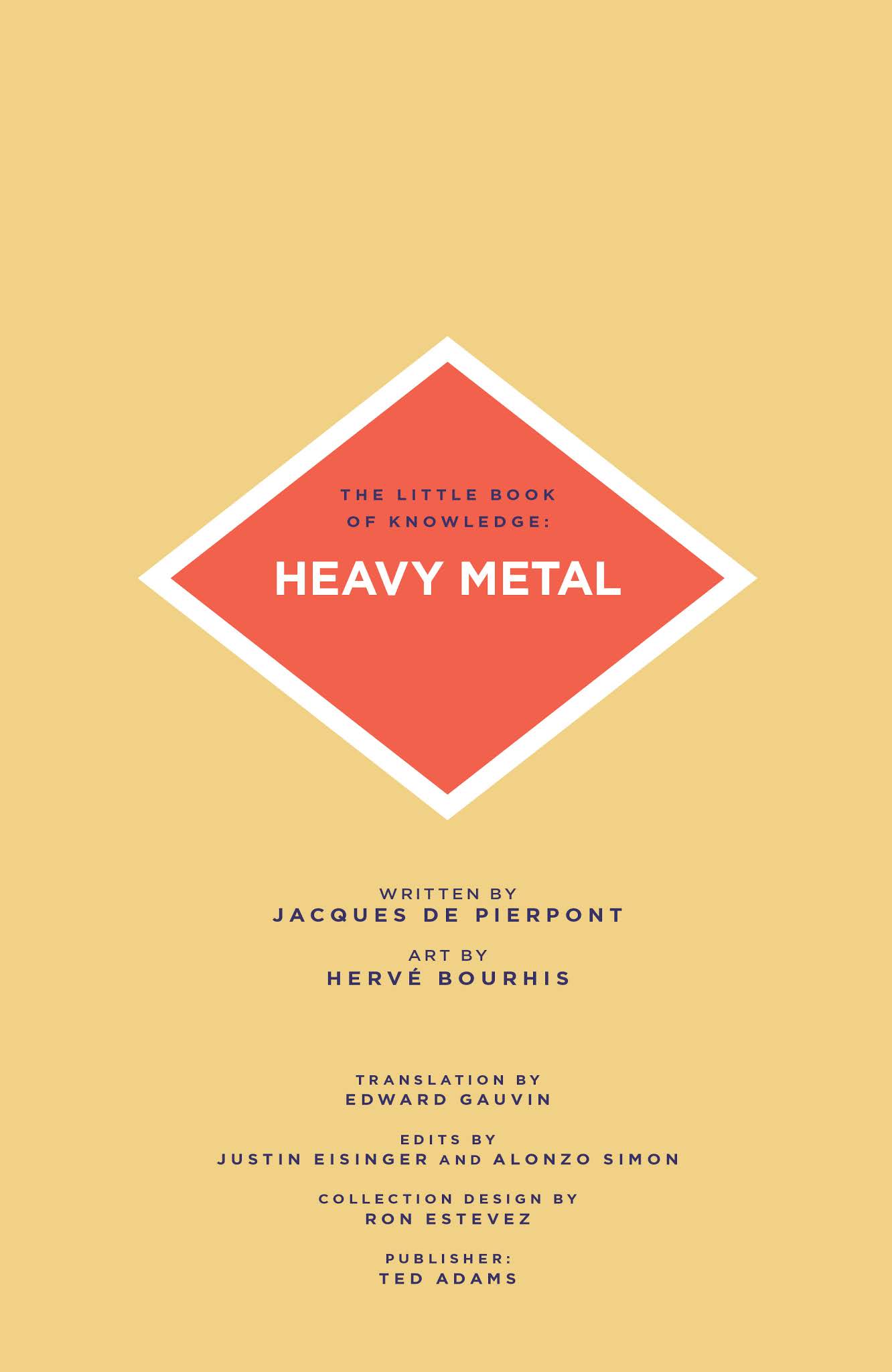 Read online The Little Book of Knowledge: Heavy Metal comic -  Issue # TPB - 5