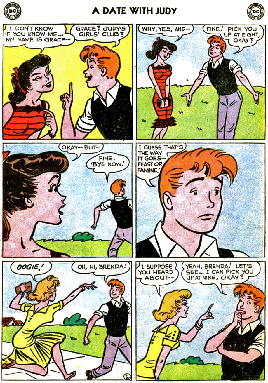 Read online A Date with Judy comic -  Issue #70 - 8