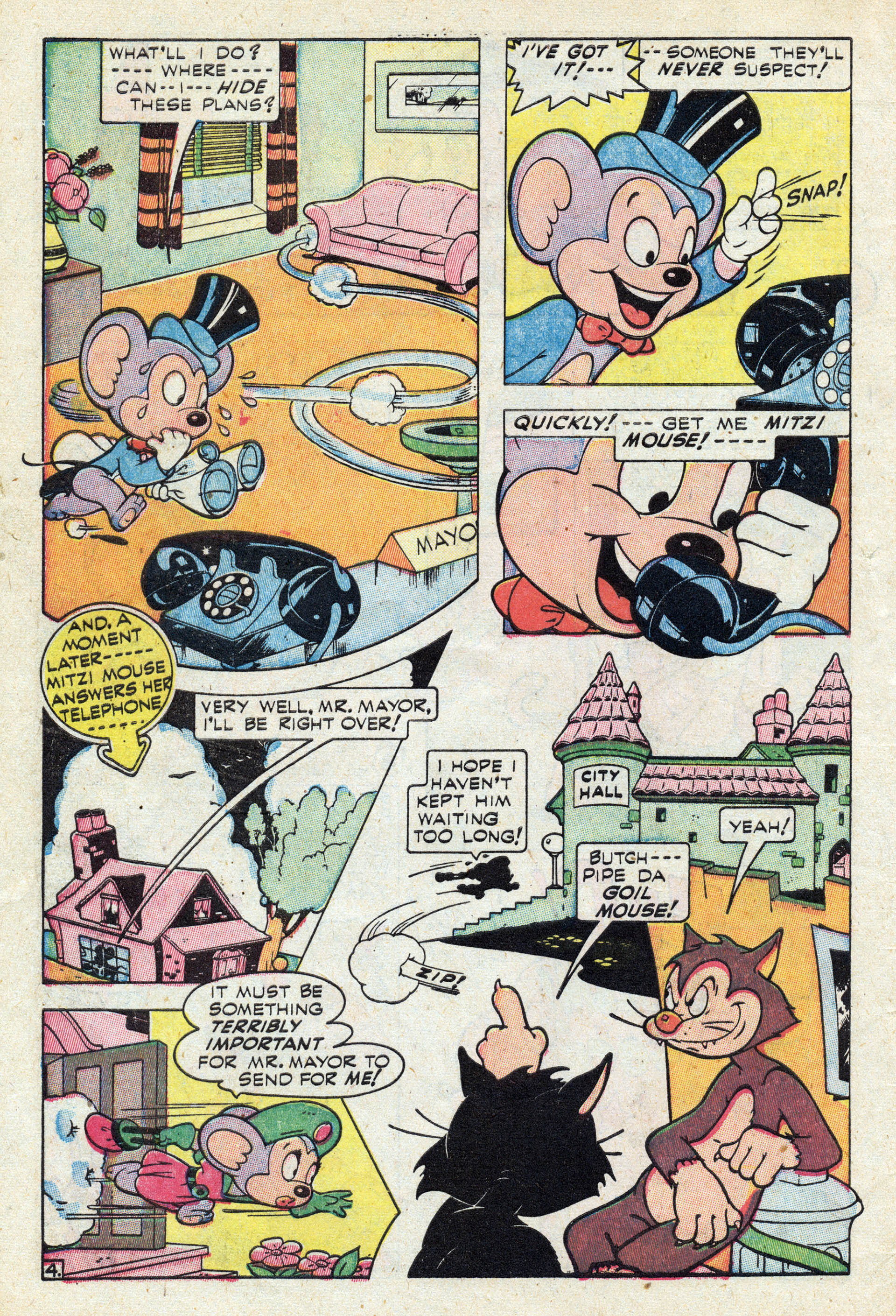 Read online Paul Terry's Mighty Mouse Comics comic -  Issue #3 - 7