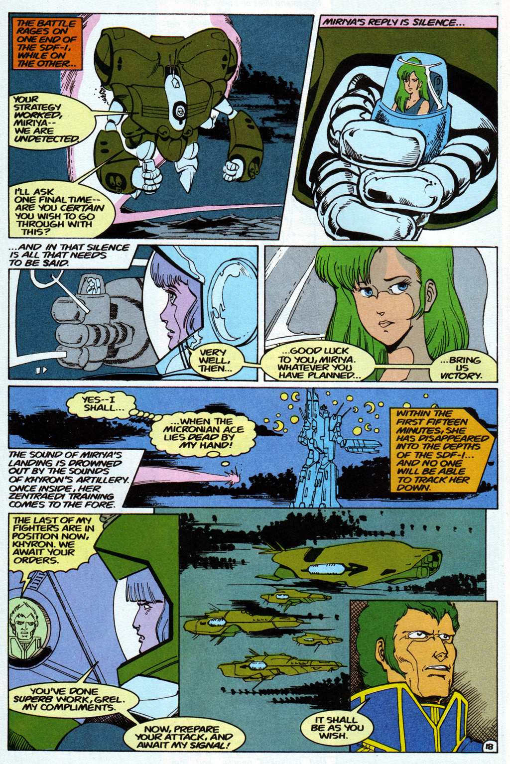 Read online Robotech The Macross Saga comic -  Issue #19 - 20