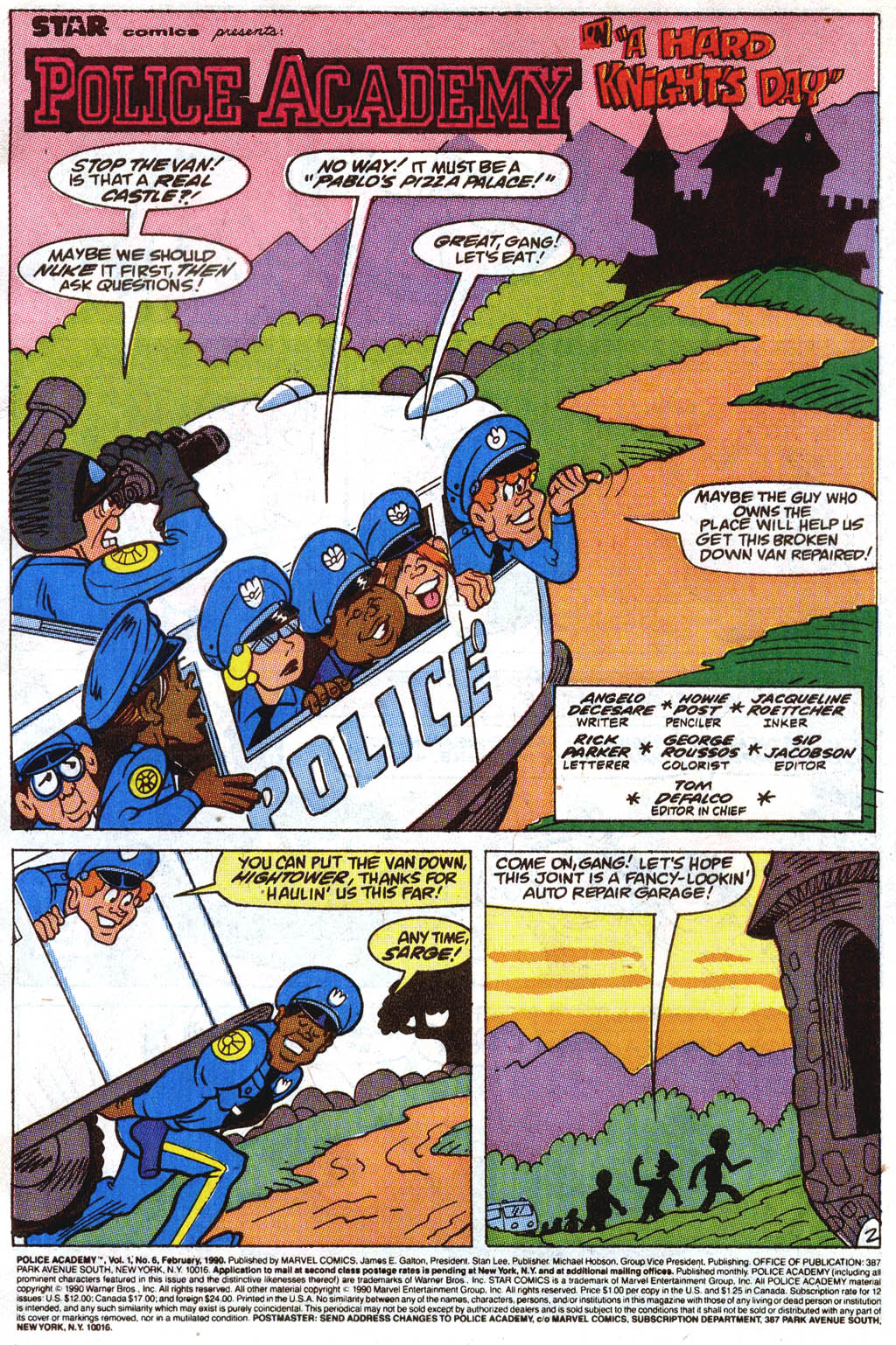 Read online Police Academy comic -  Issue #6 - 3