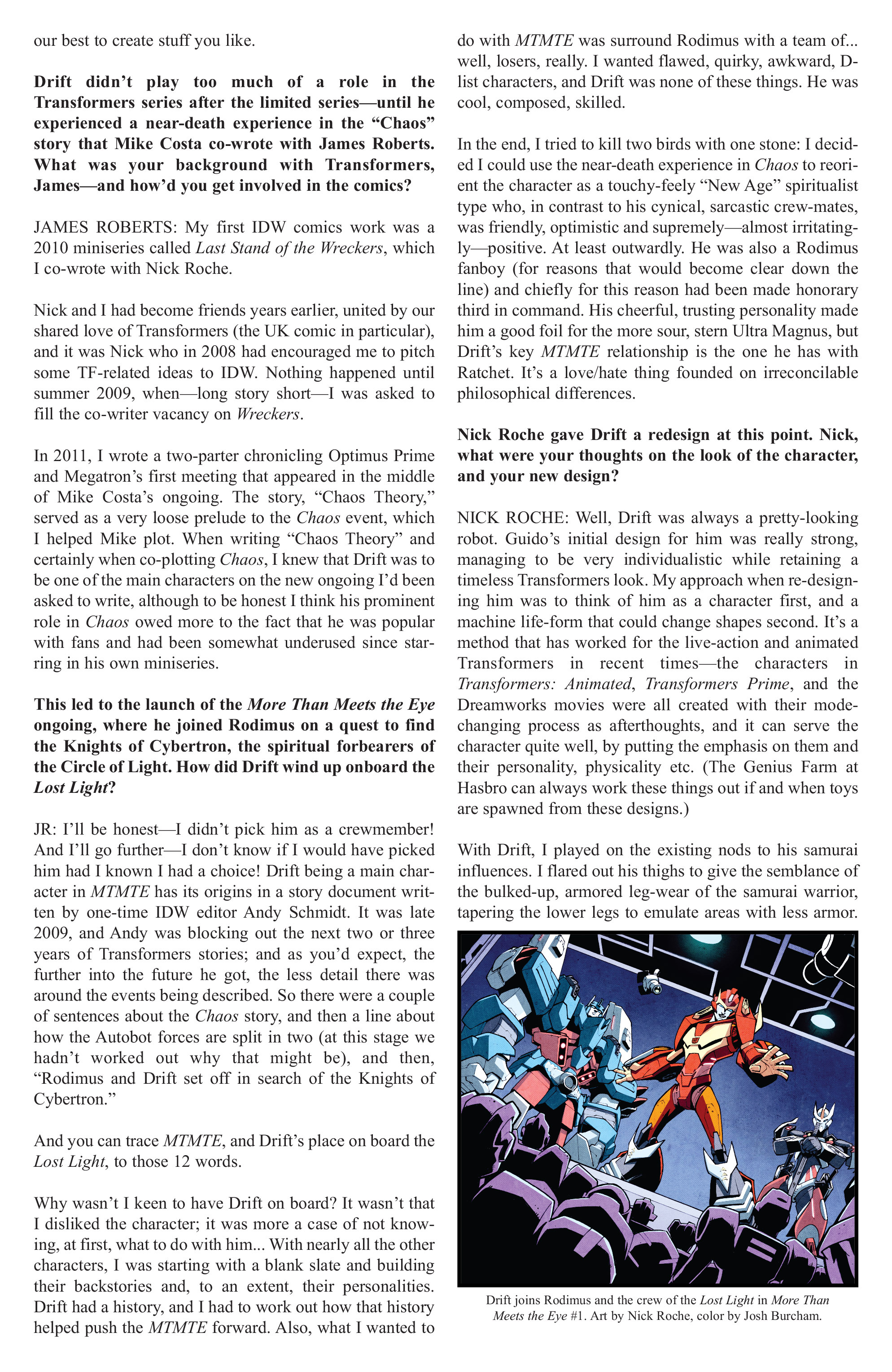 Read online The Transformers Spotlight: Drift Director's Cut comic -  Issue # Full - 35