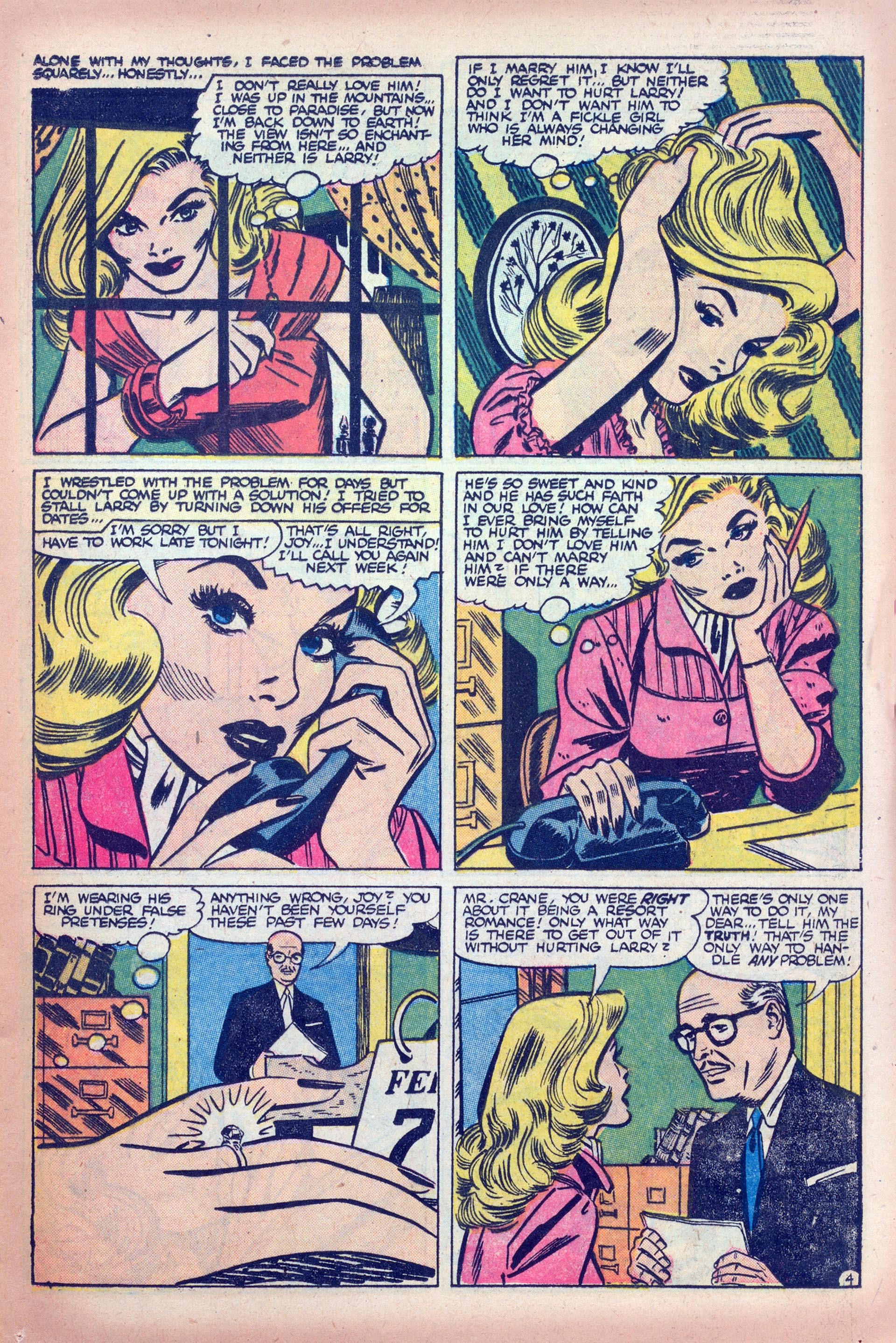 Read online Love Romances comic -  Issue #67 - 13