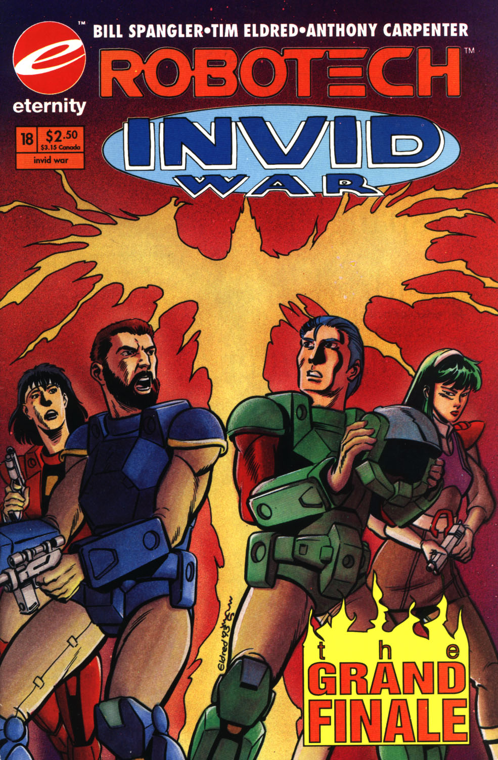 Read online Robotech: Invid War comic -  Issue #18 - 1