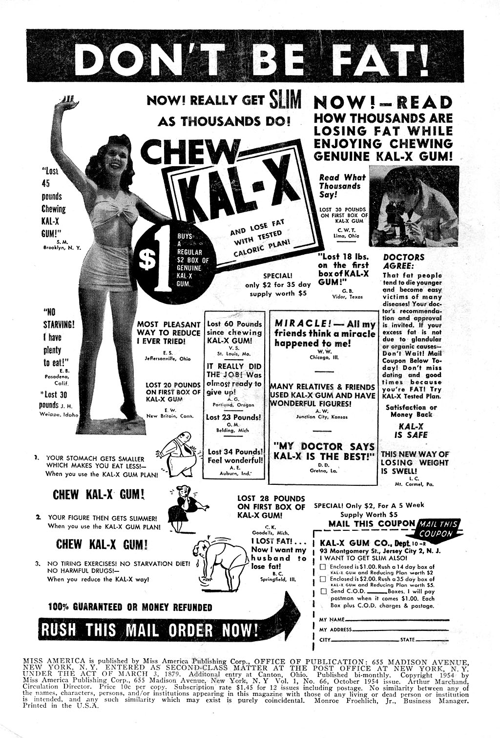 Read online Miss America comic -  Issue #66 - 2