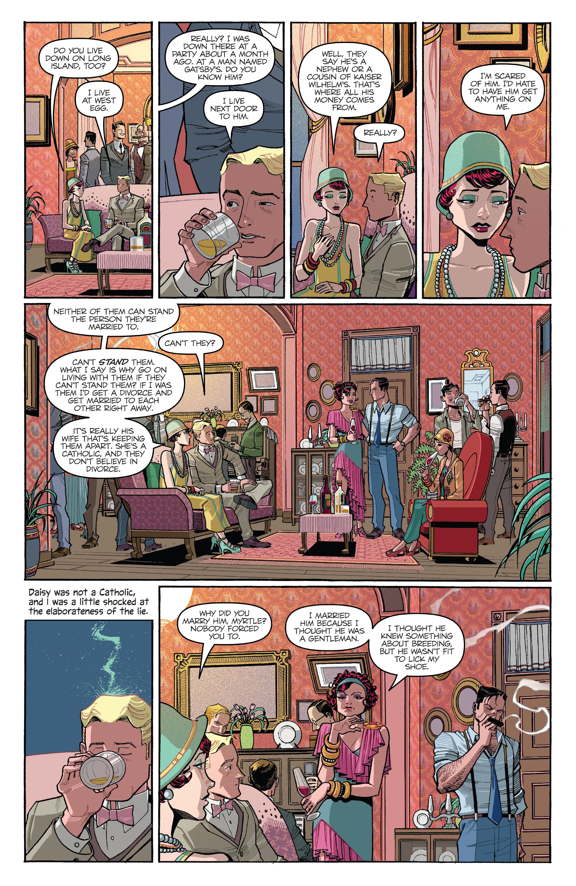 Read online The Great Gatsby comic -  Issue #2 - 9