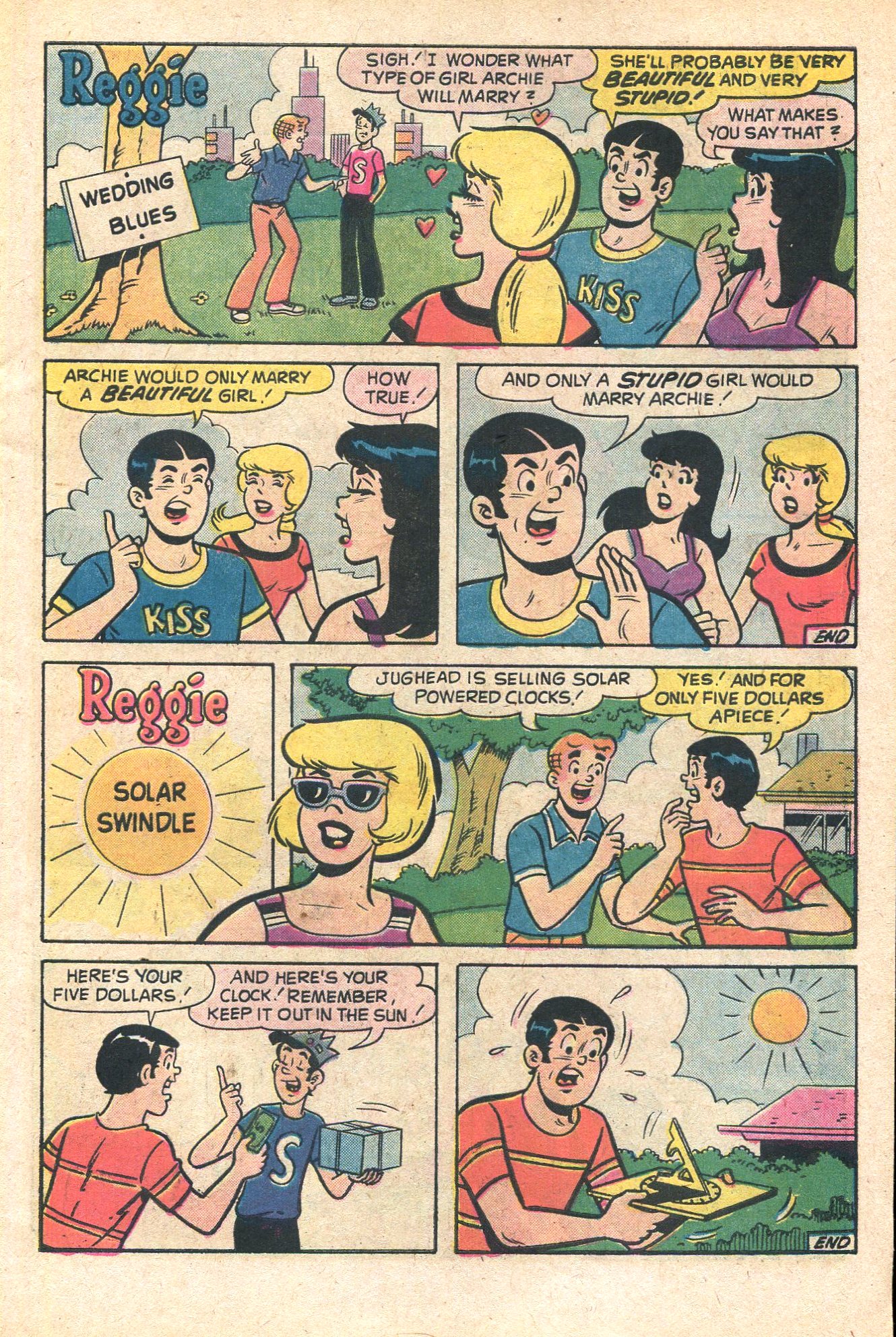 Read online Reggie's Wise Guy Jokes comic -  Issue #30 - 7