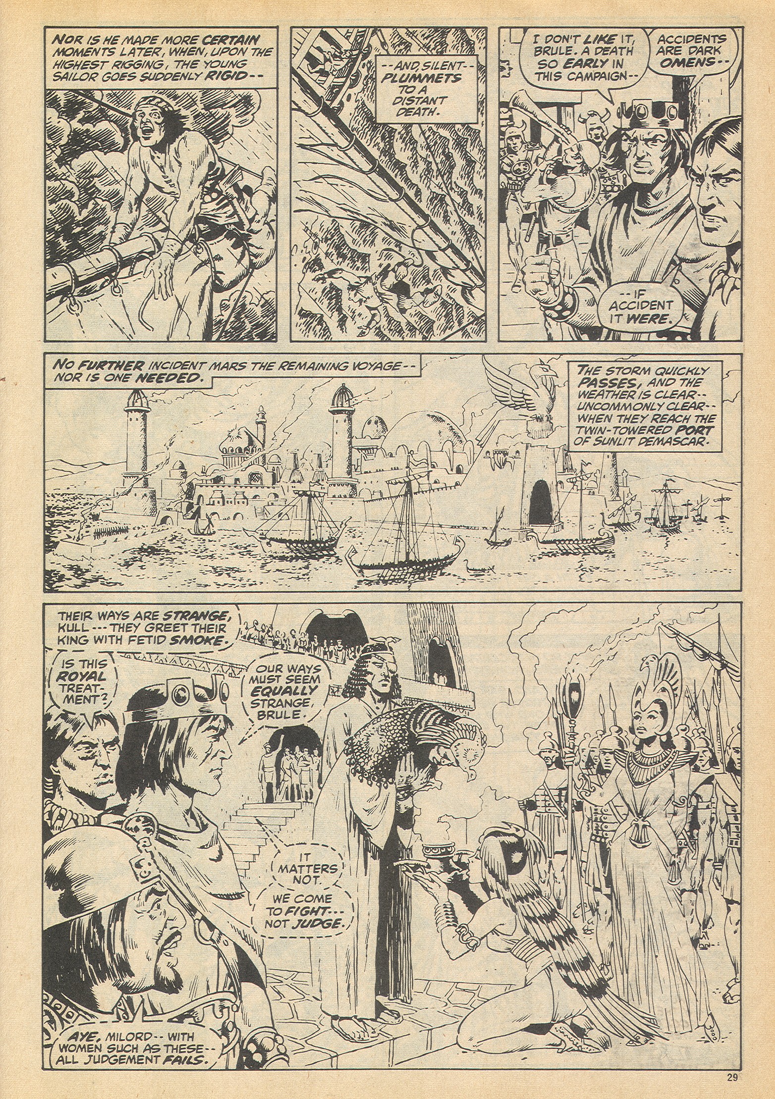Read online The Savage Sword of Conan (1975) comic -  Issue #17 - 29