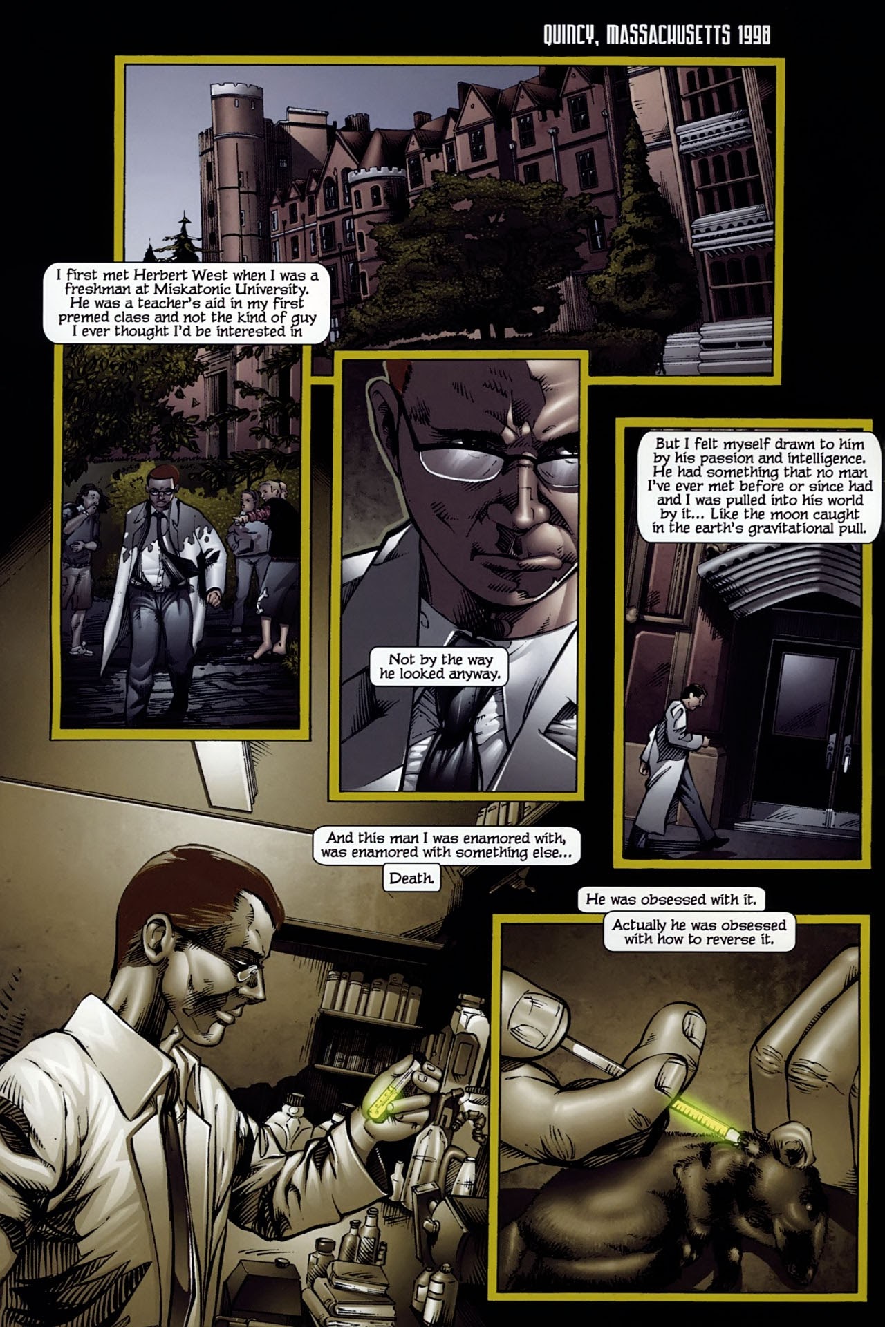 Read online The Chronicles of Dr. Herbert West comic -  Issue #1 - 8