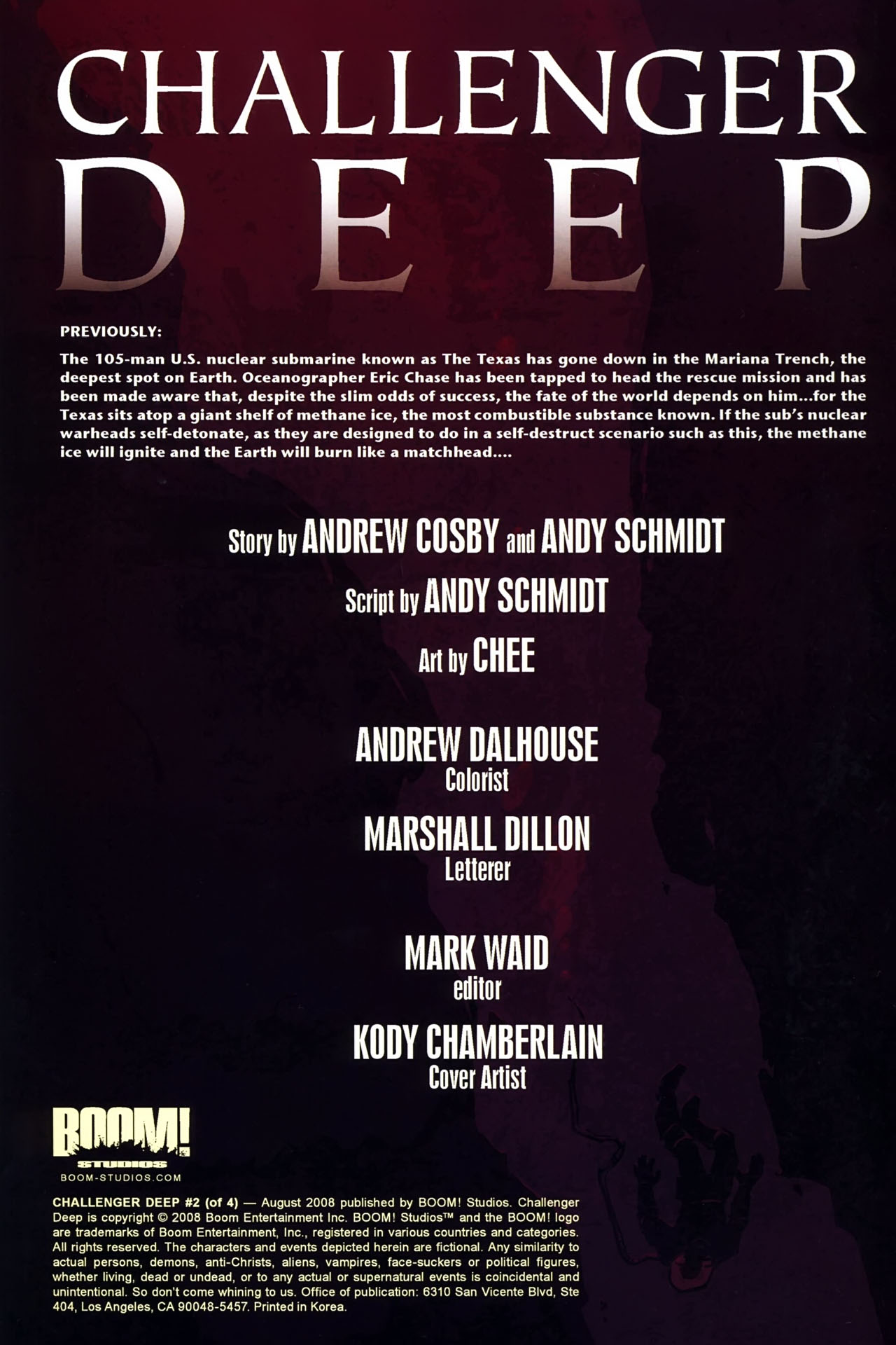 Read online Challenger Deep comic -  Issue #2 - 2