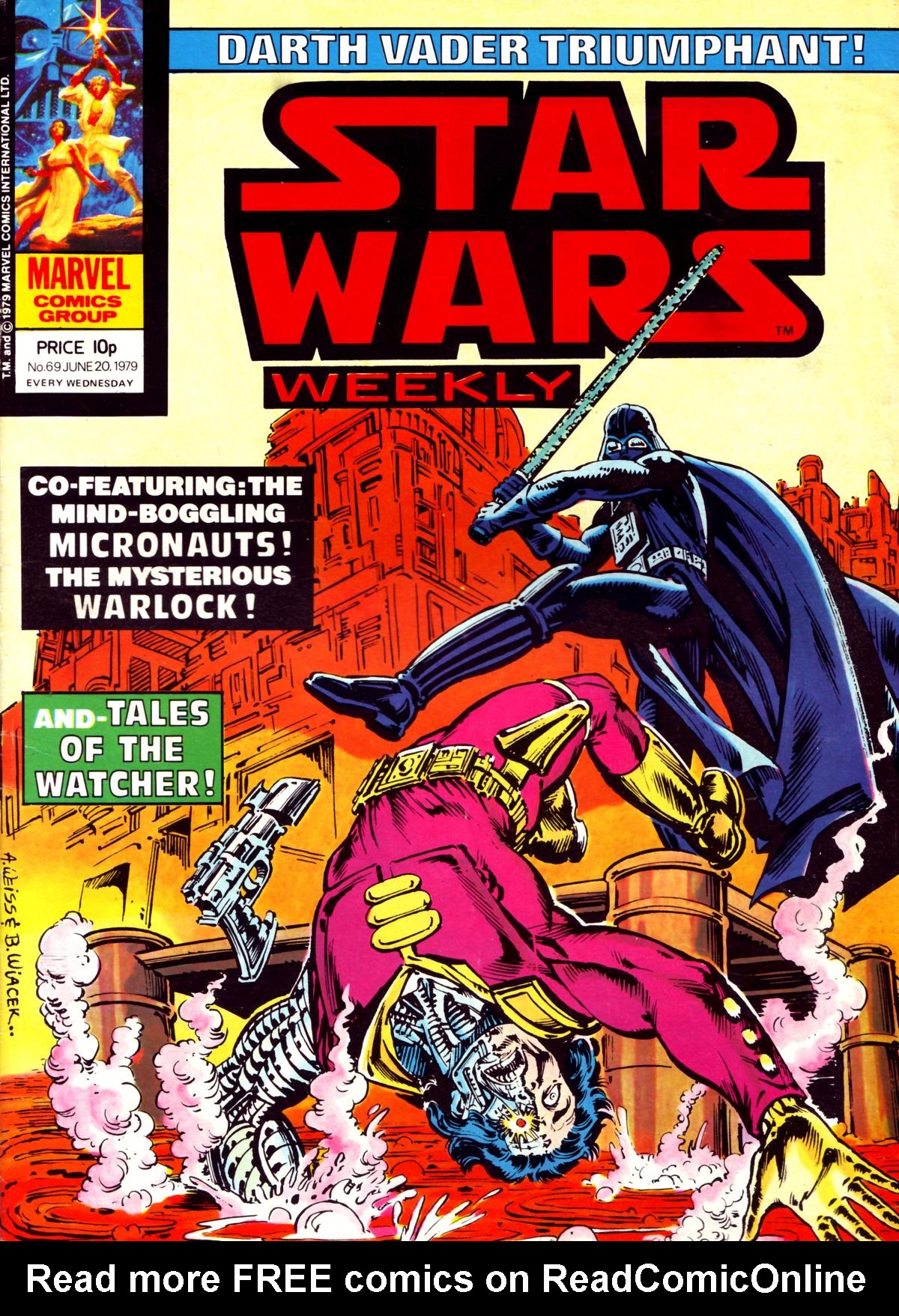 Read online Star Wars Weekly comic -  Issue #69 - 1