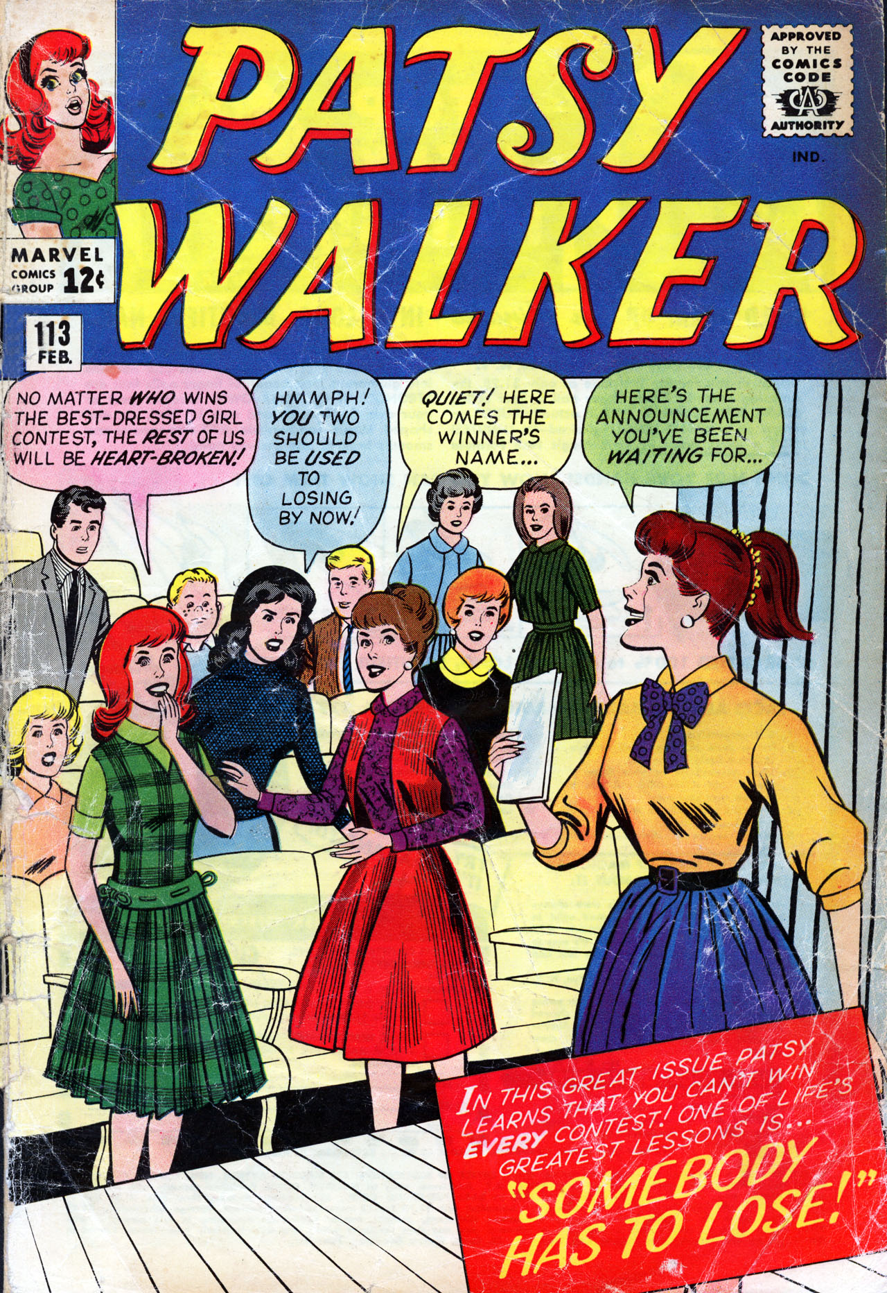 Read online Patsy Walker comic -  Issue #113 - 1