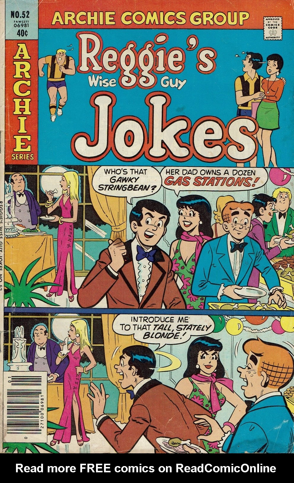 Read online Reggie's Wise Guy Jokes comic -  Issue #52 - 1