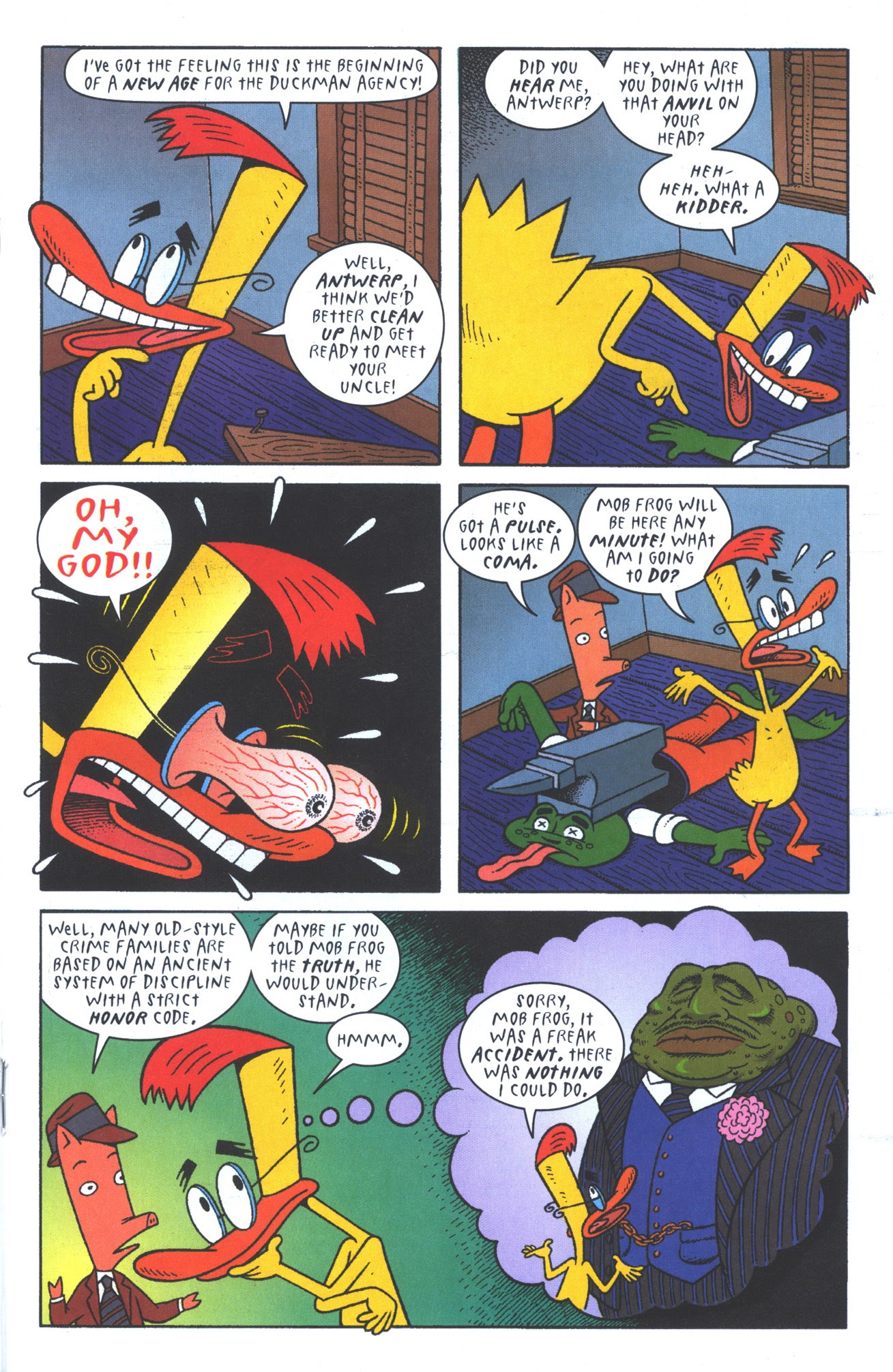 Read online Duckman : The Mob Frog Saga comic -  Issue #1 - 21