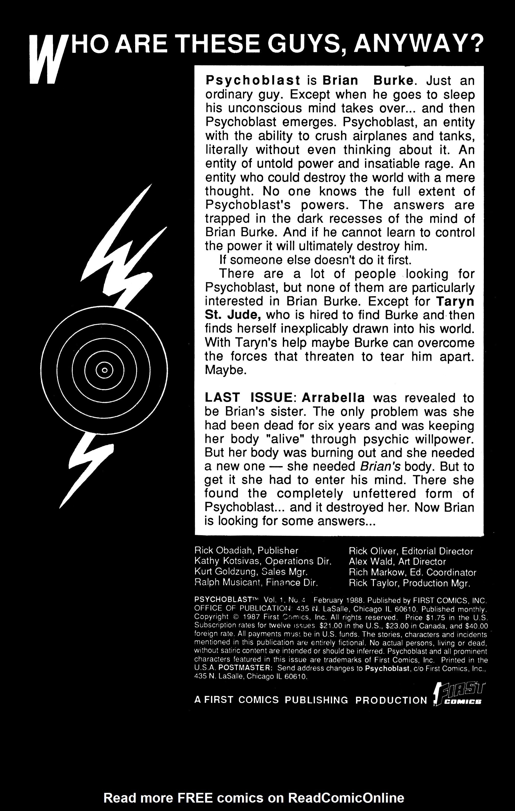Read online Psychoblast comic -  Issue #4 - 2