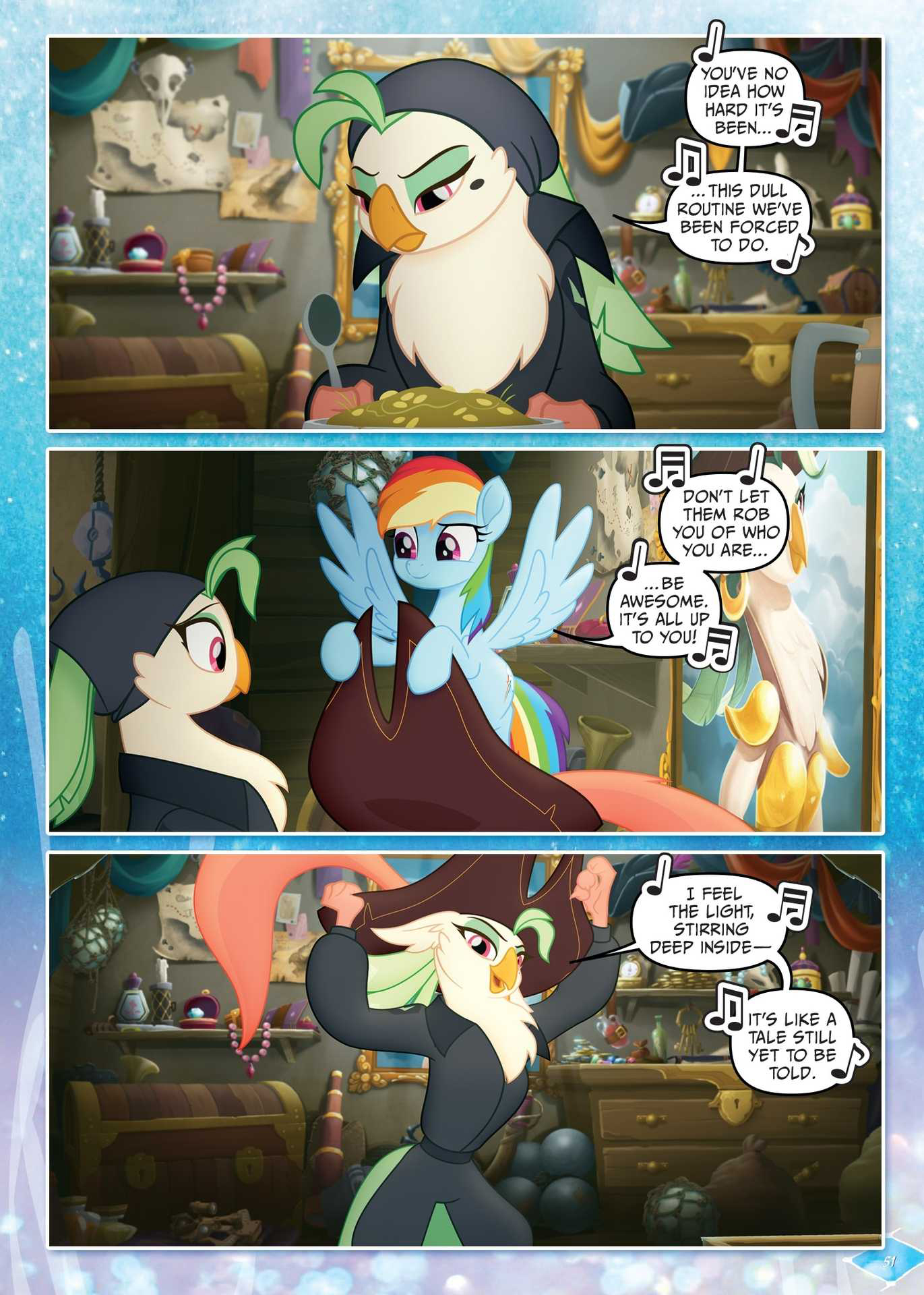 Read online My Little Pony: The Movie Adaptation comic -  Issue # TPB - 52