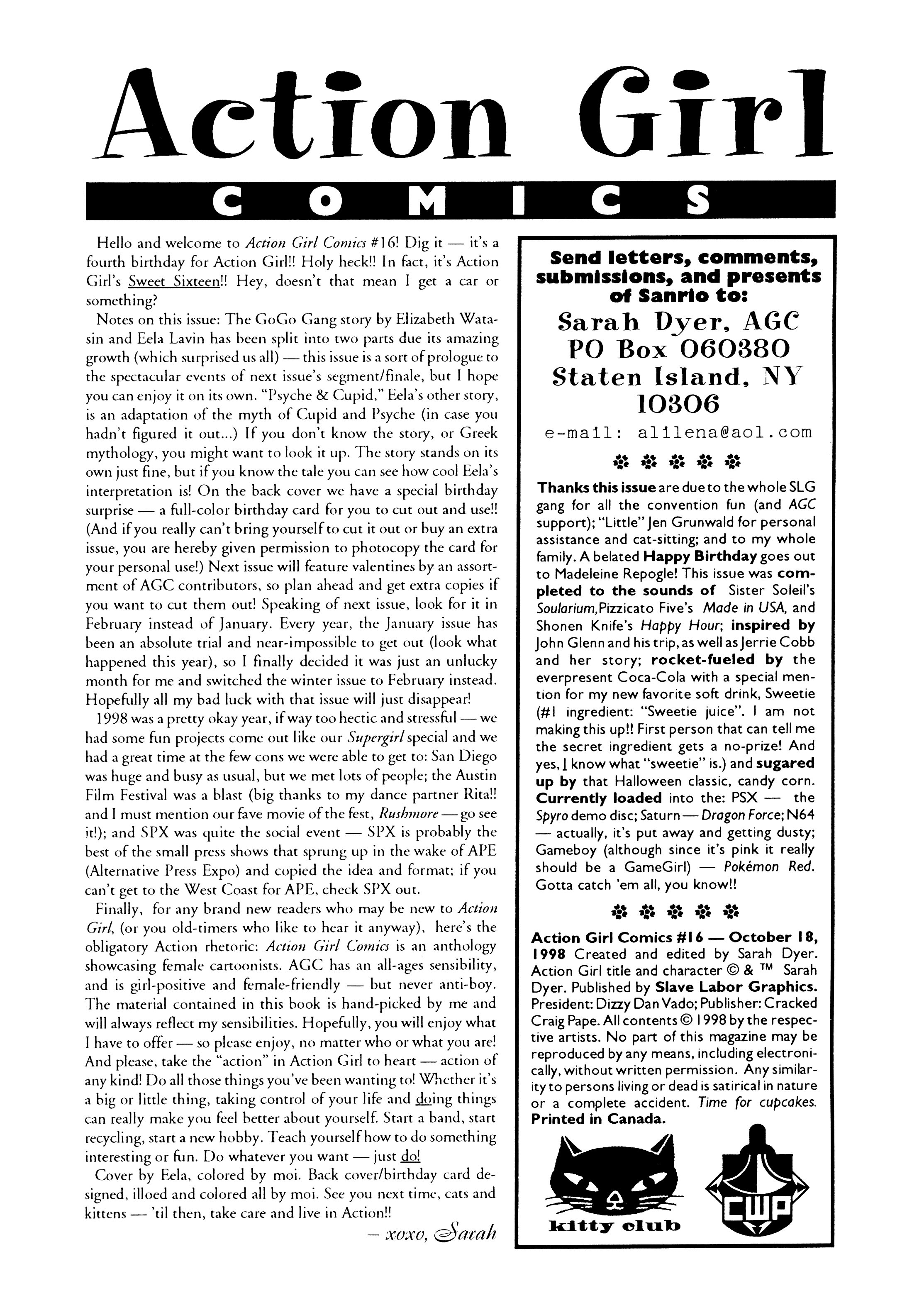 Read online Action Girl Comics comic -  Issue #16 - 2