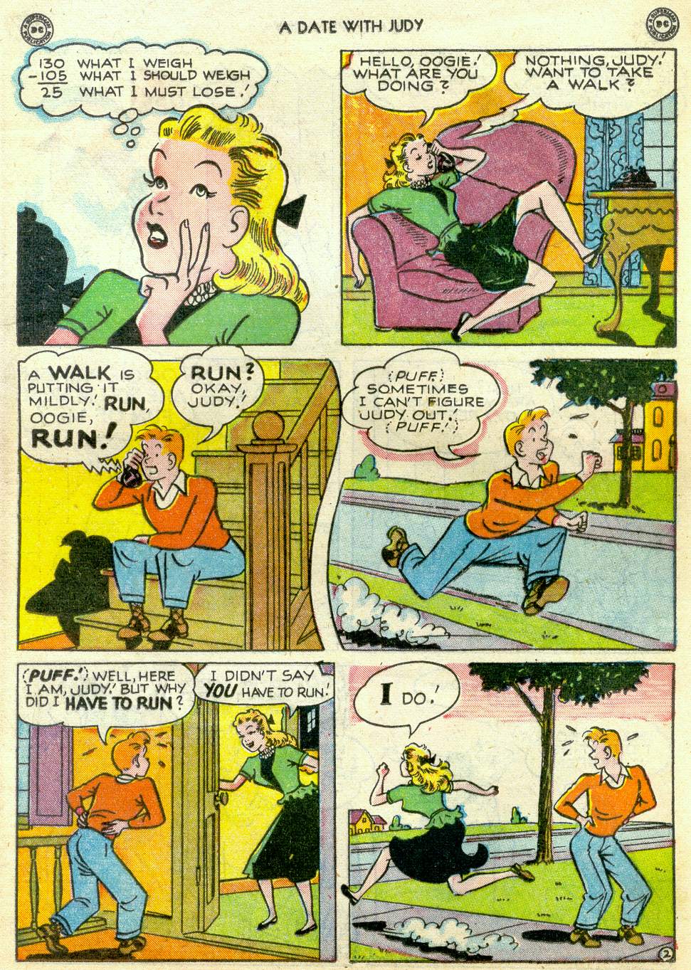 Read online A Date with Judy comic -  Issue #7 - 17