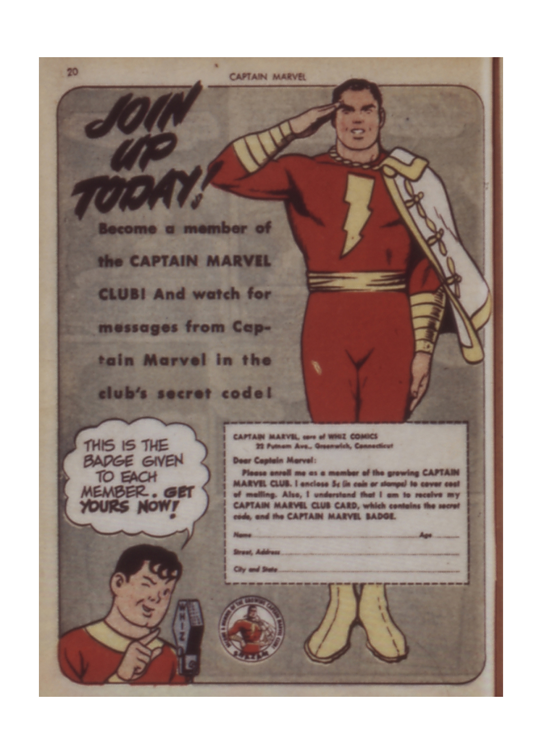 Read online Captain Marvel Adventures comic -  Issue #12 - 20