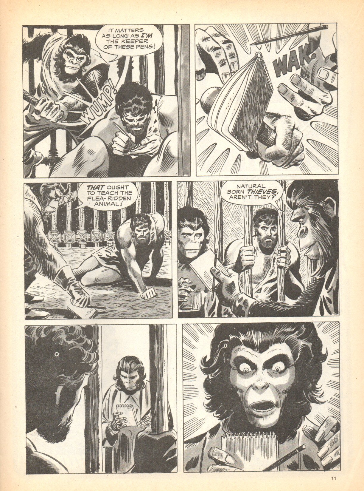 Read online Planet of the Apes (1974) comic -  Issue #3 - 11