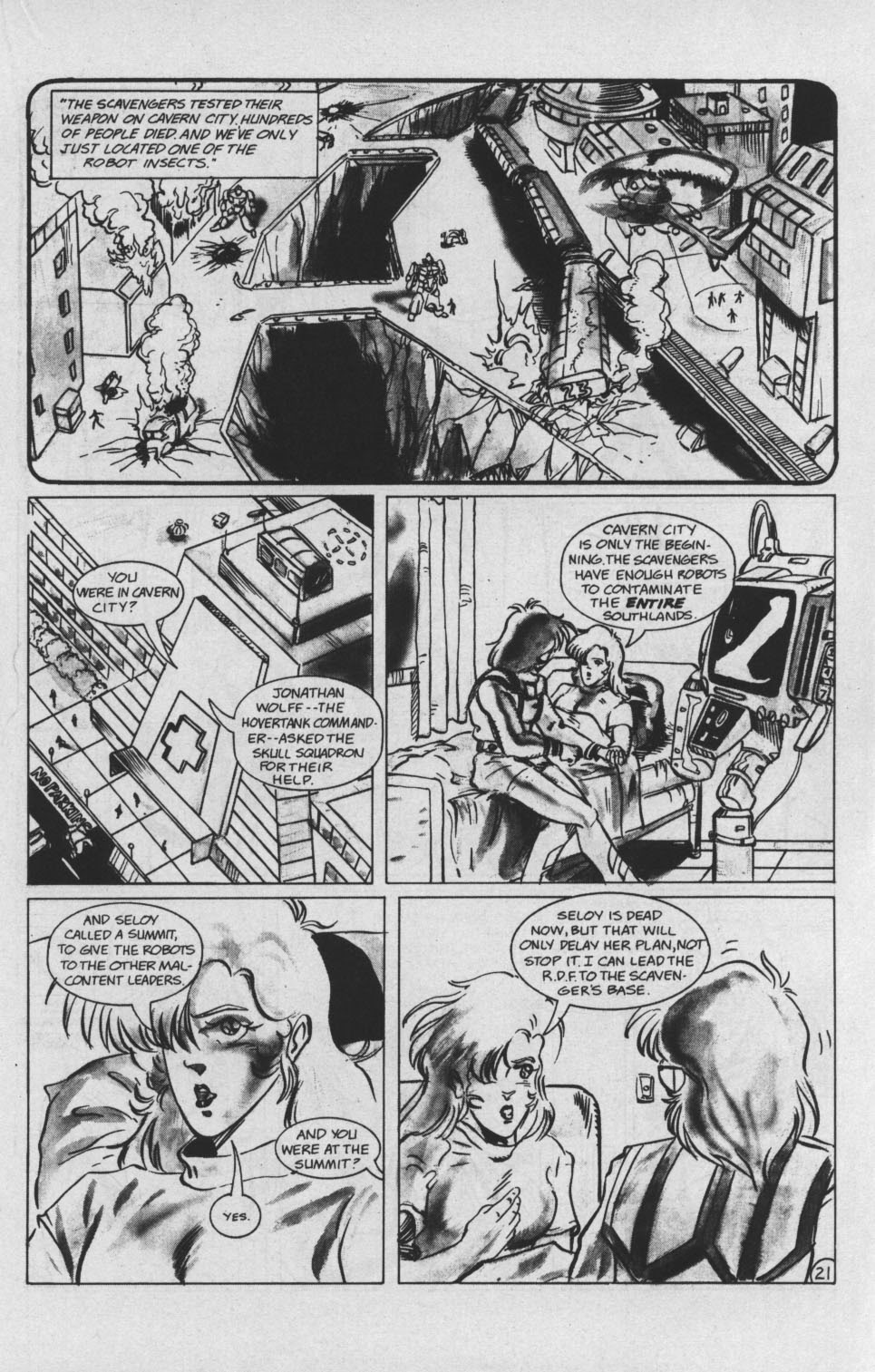 Read online Robotech II: The Sentinels - The Malcontent Uprisings comic -  Issue #10 - 23