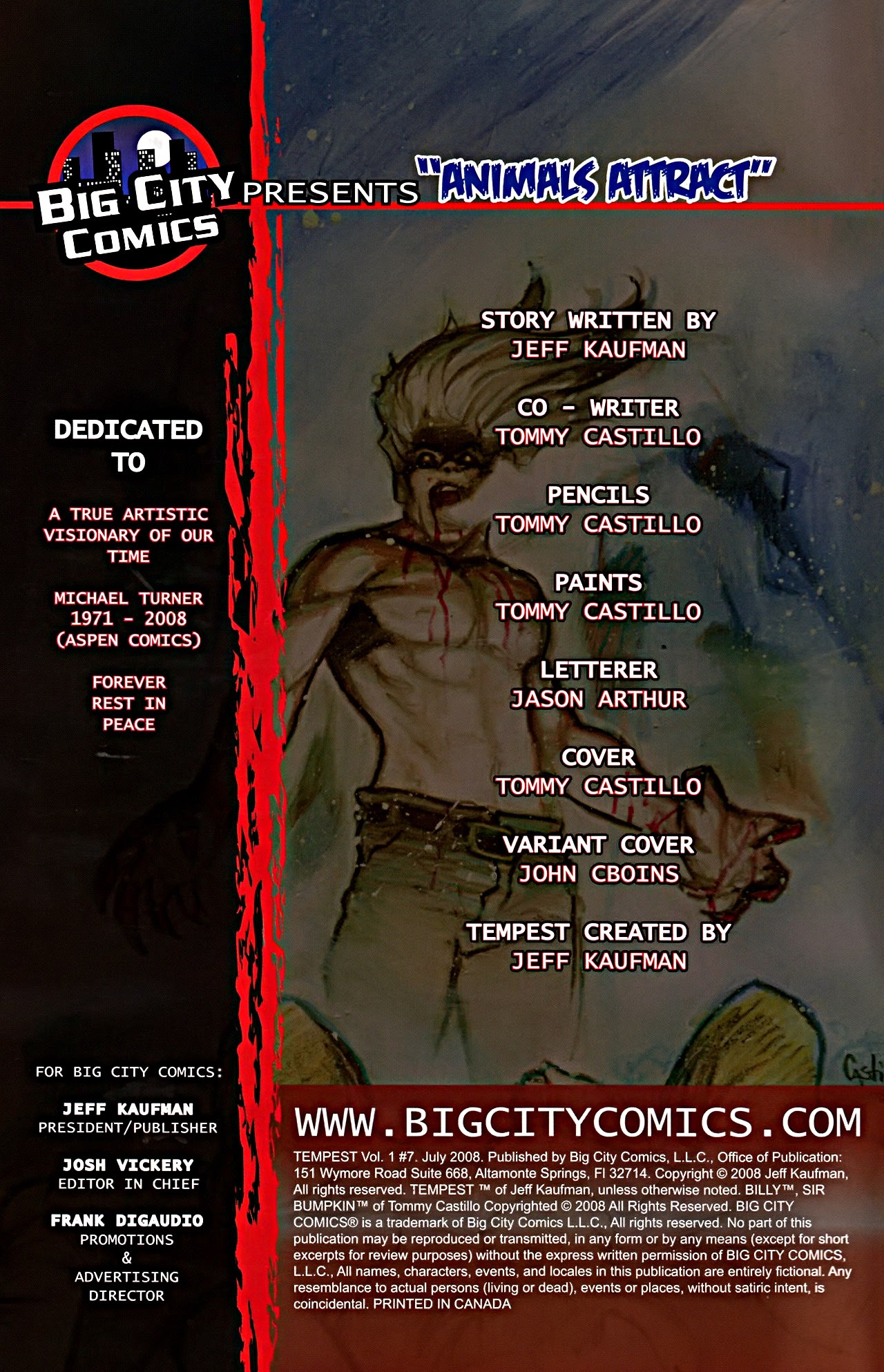 Read online Tempest (2007) comic -  Issue #7 - 2