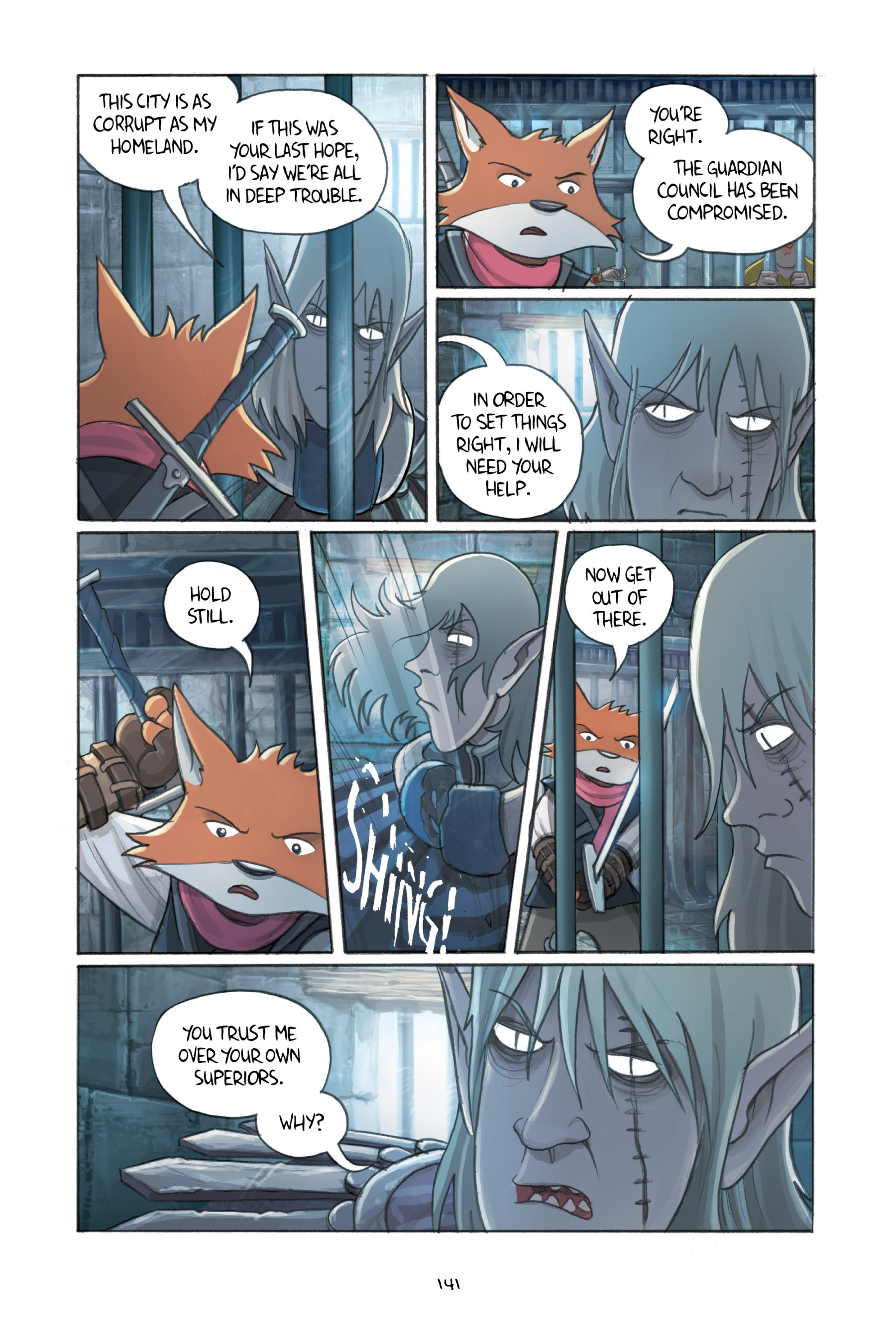 Read online Amulet comic -  Issue #4 - 141