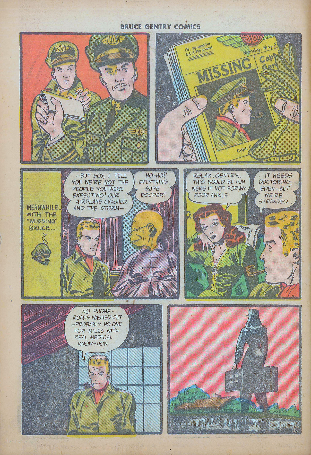 Read online Bruce Gentry comic -  Issue #2 - 12