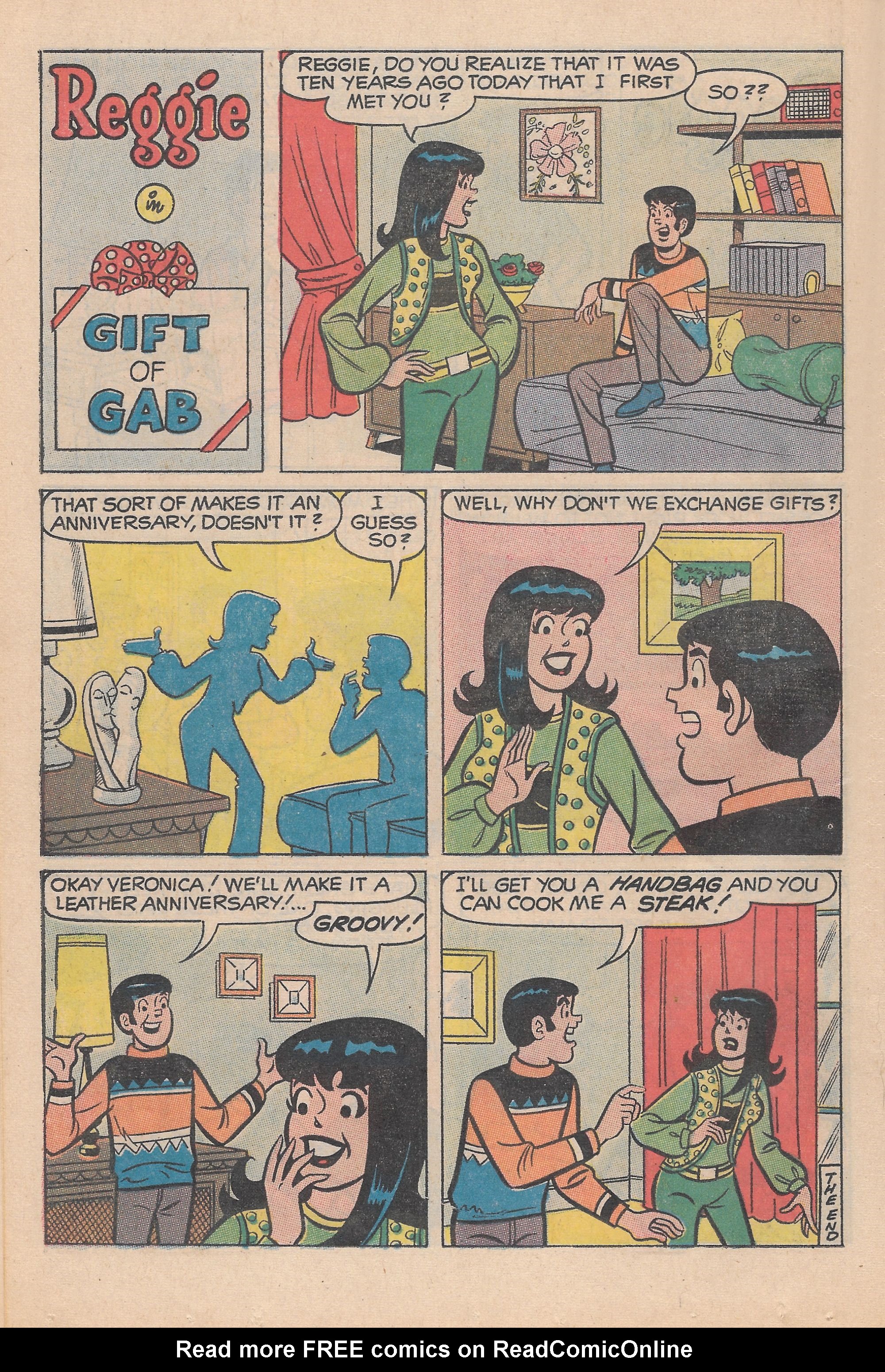 Read online Reggie's Wise Guy Jokes comic -  Issue #13 - 8